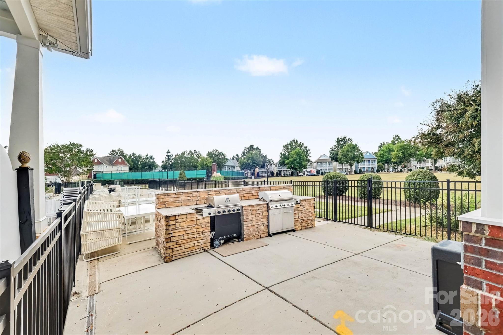 No need to head home on your long pool days, hotdogs on the grill poolside! - 1006 Triple Crown Drive, Indian Trail