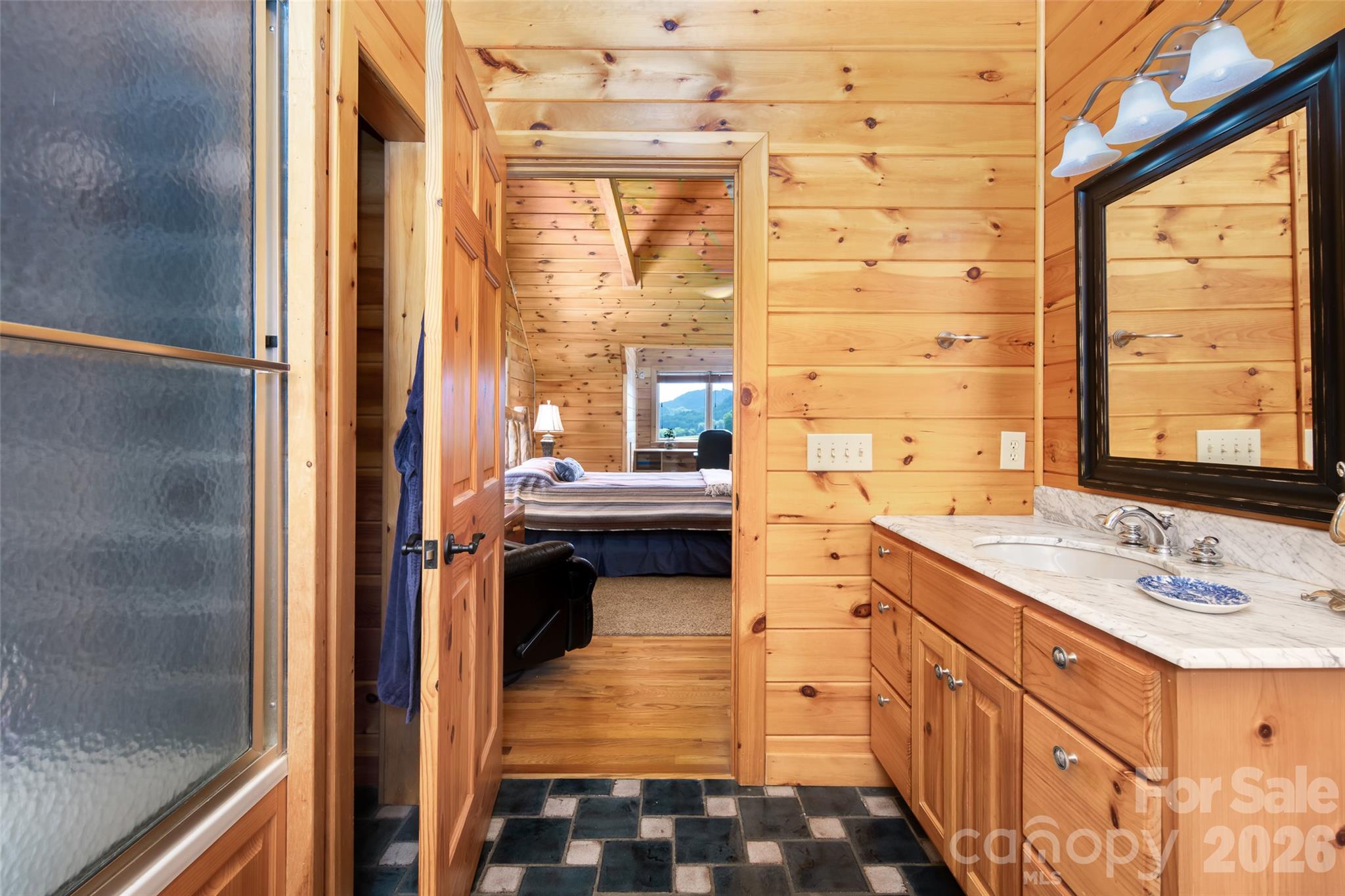 3rd bathroom. Located on second level. - 316 Stevenson Cove Road, Waynesville