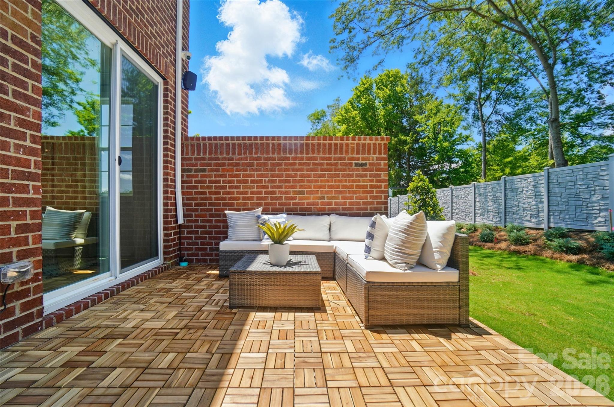 Patio of Model - 12029 Lavinia Lane, Charlotte
