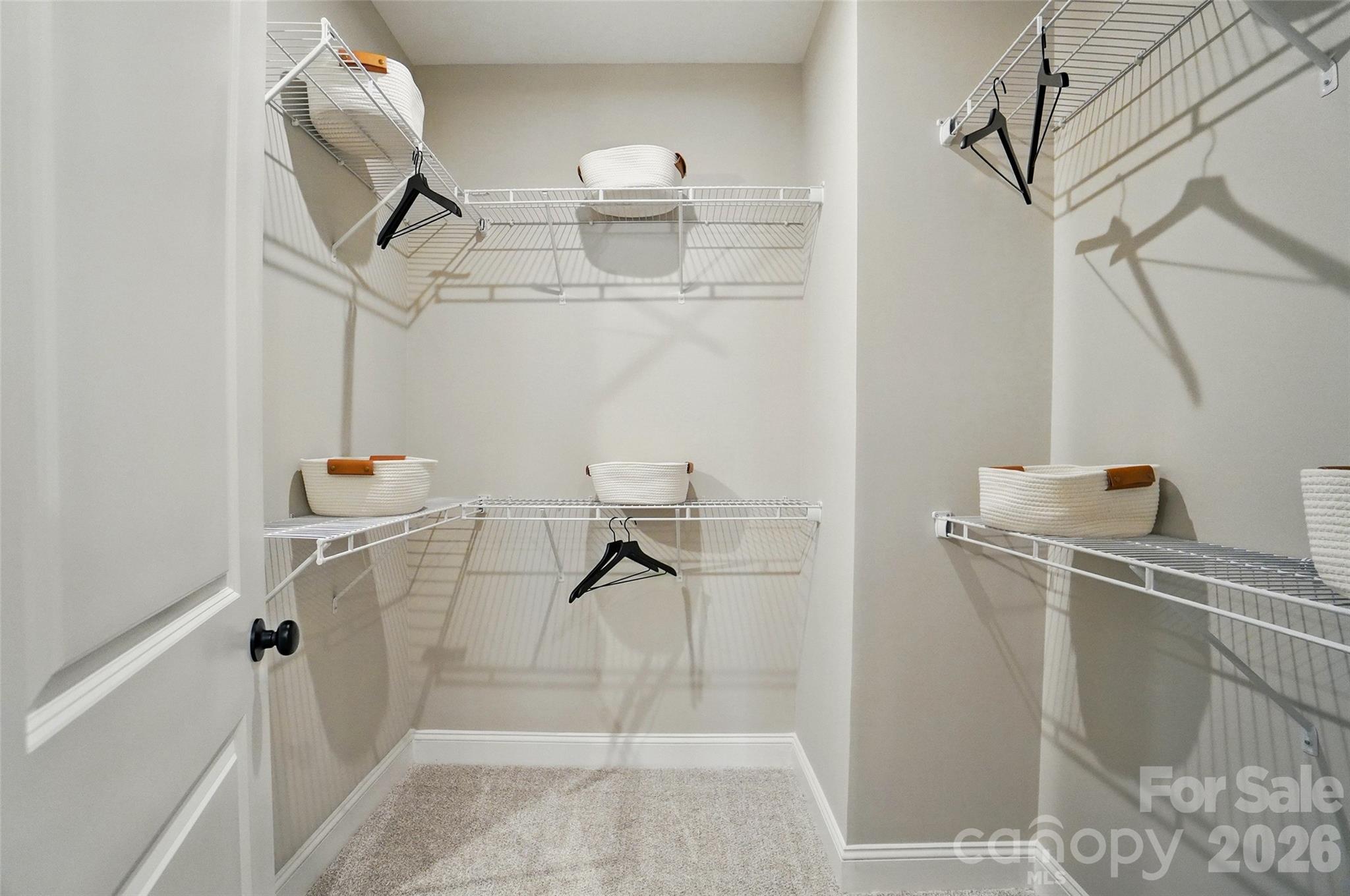 1 of 2 Closet in Primary Bedroom on 2nd Floor - 12029 Lavinia Lane, Charlotte