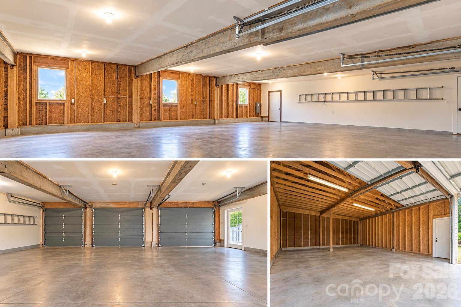 Virtually removed clutter from 3 oversized 3 car garage - 150 Rabun Run, Columbus