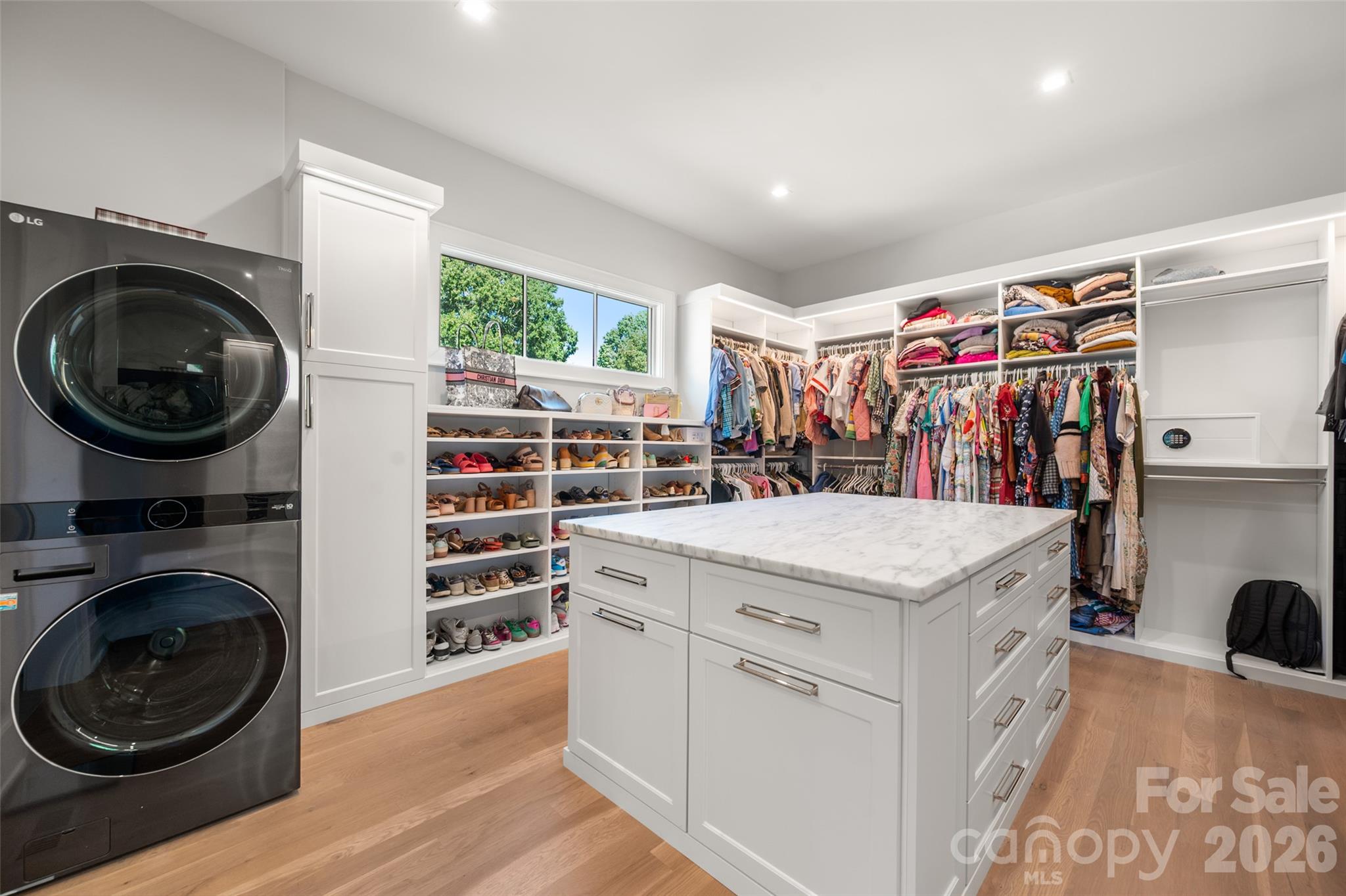 Primary closet (second set of washer and dryer included) - 2111 Cortelyou Road, Charlotte