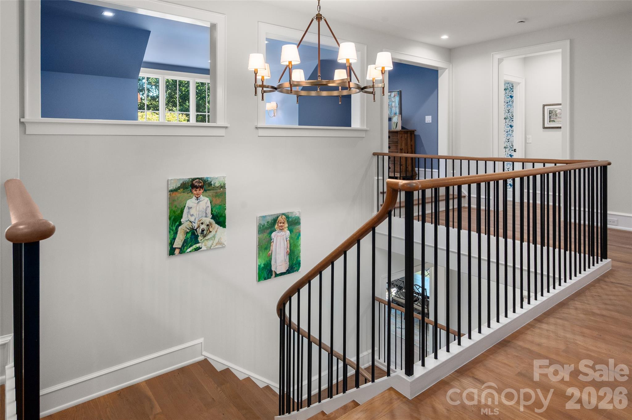 Main stair 2 - 2111 Cortelyou Road, Charlotte