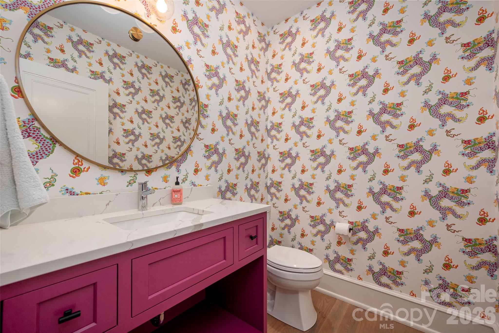 Half bath upstairs - 2111 Cortelyou Road, Charlotte