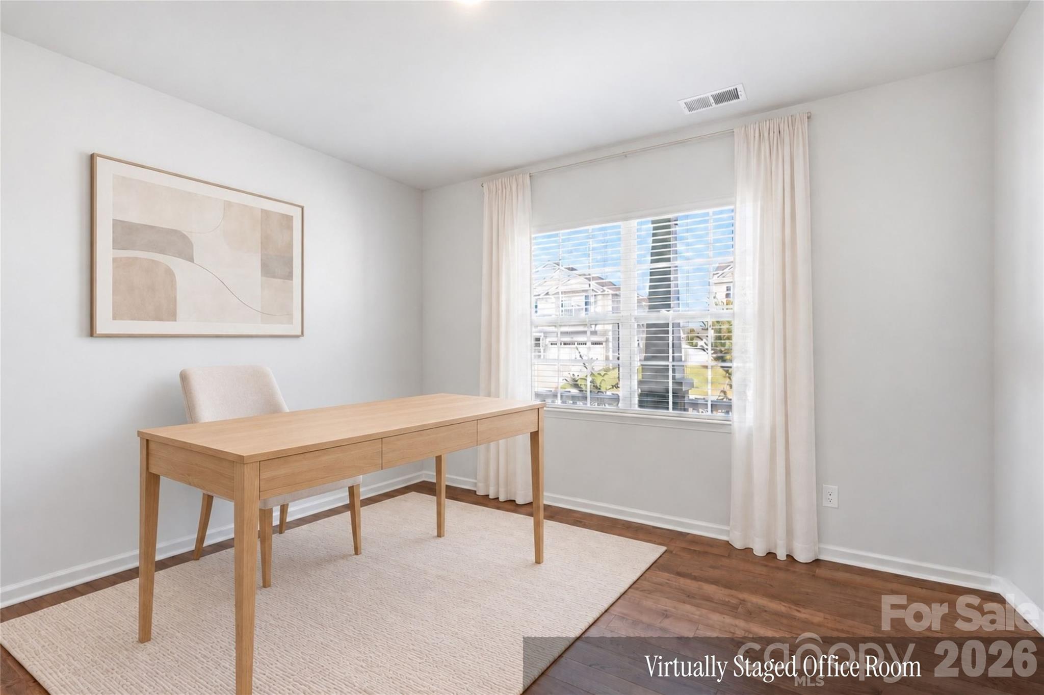 Virtually Staged Office Area - 9251 Mackinaw Drive, Gastonia