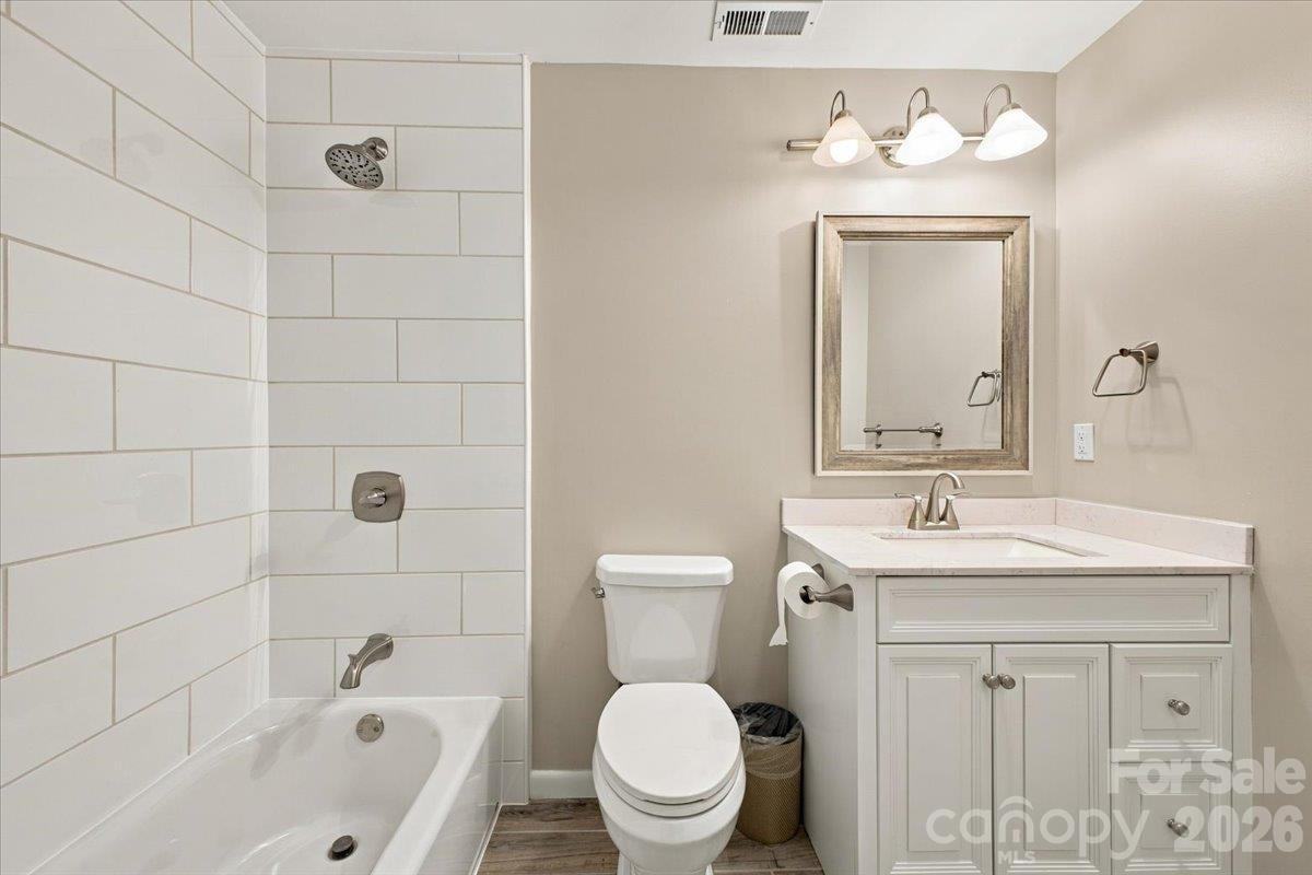 2nd full bath ensuite on 3rd level - 5805 Sharon Road, Charlotte