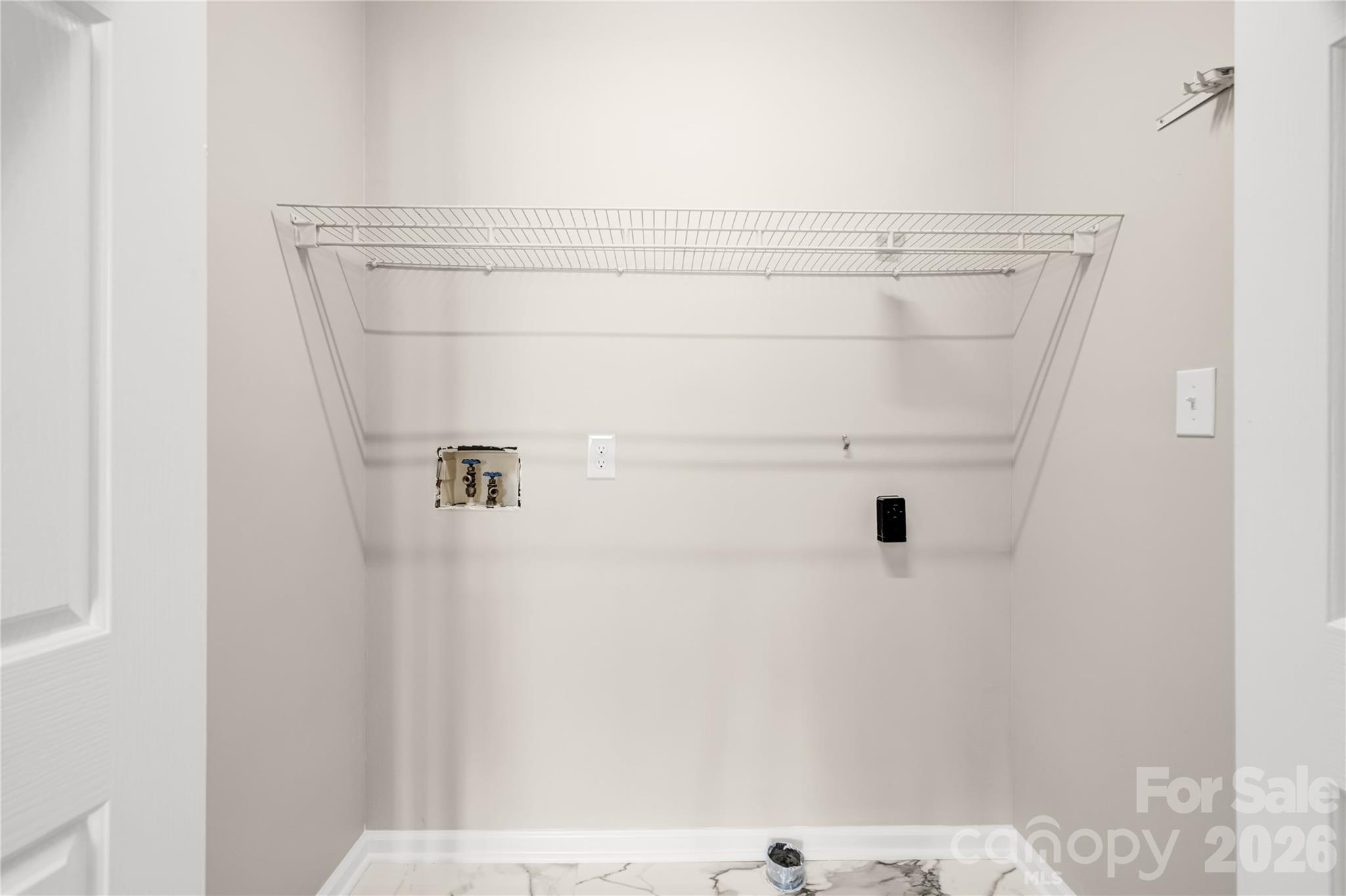 Laundry ClosetNew Tile floor, paint - 2065 Gary Lane, Hickory