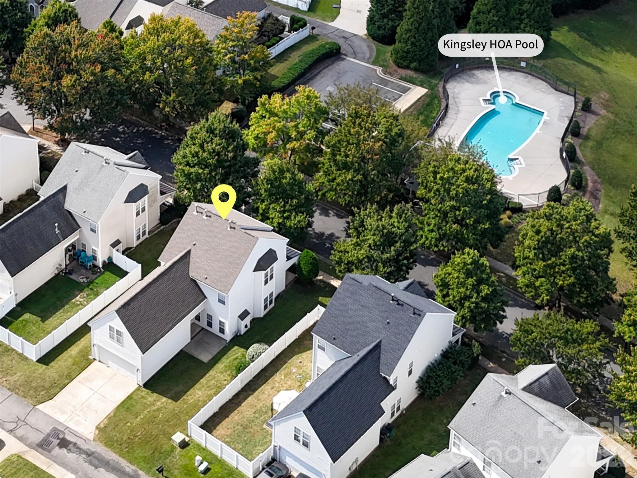 Steps from the community pool - 11705 Kingsley View Drive, Charlotte