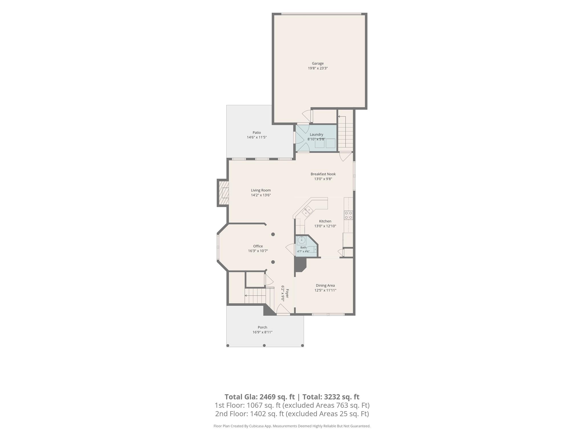 First-level floor plan - 11705 Kingsley View Drive, Charlotte