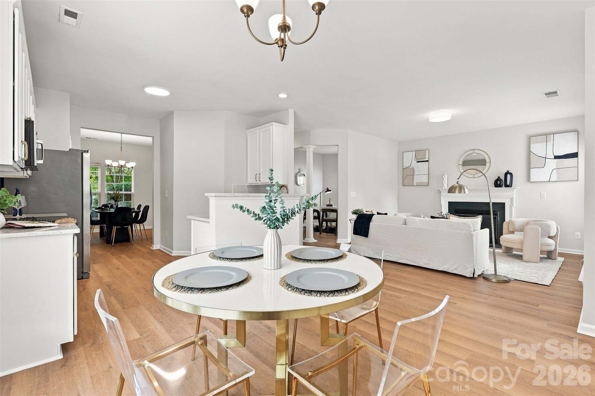 Breakfast area - 11705 Kingsley View Drive, Charlotte