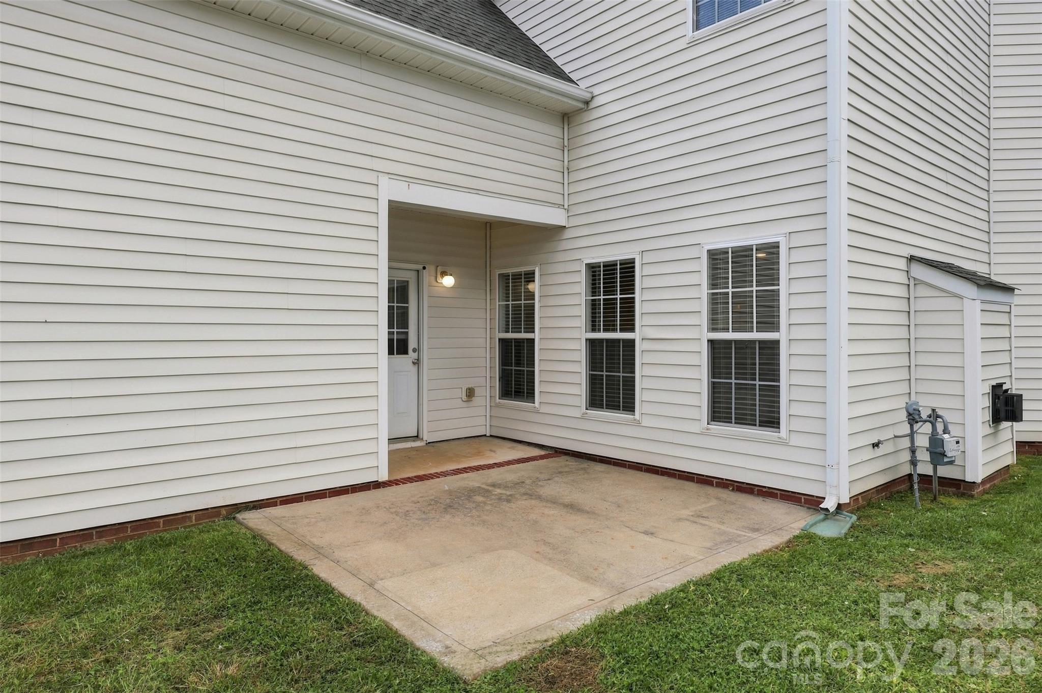 Back patio - 11705 Kingsley View Drive, Charlotte