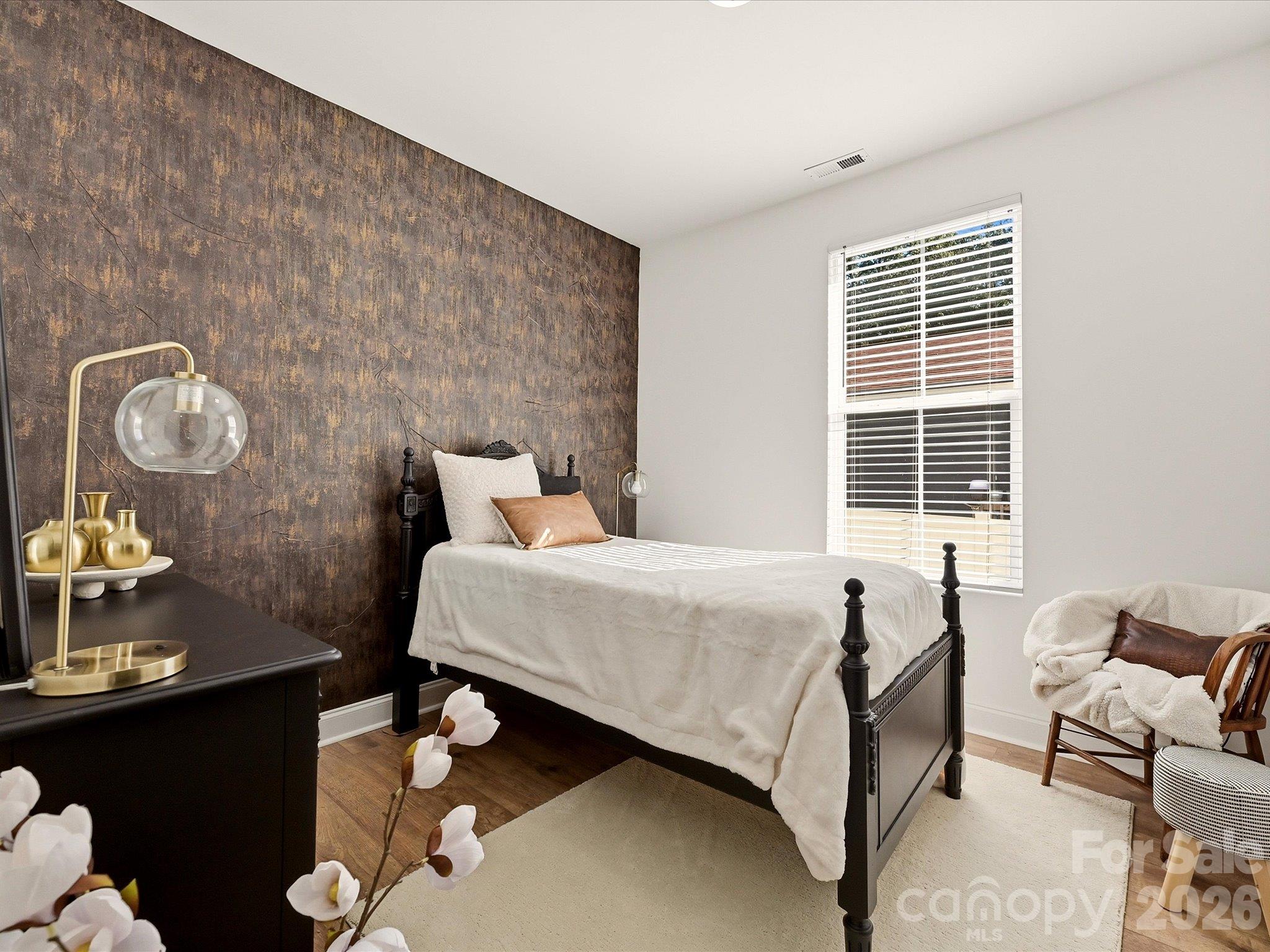 Bedroom 3 with accent wall - 914 Flint Street Extension, Rock Hill