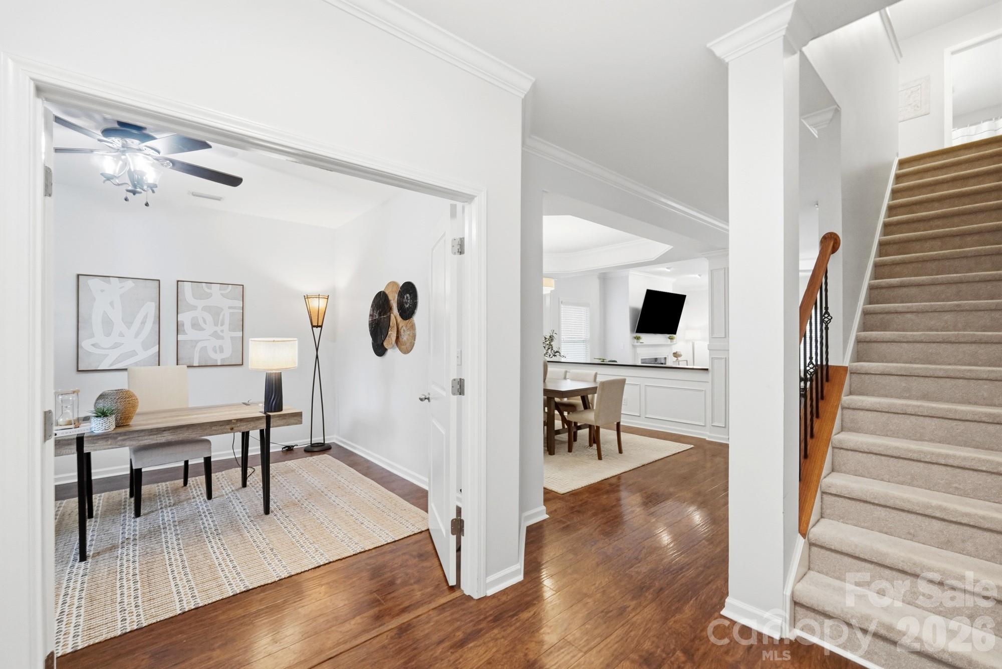Private office with double door - 5409 Cotton Top Court, Waxhaw
