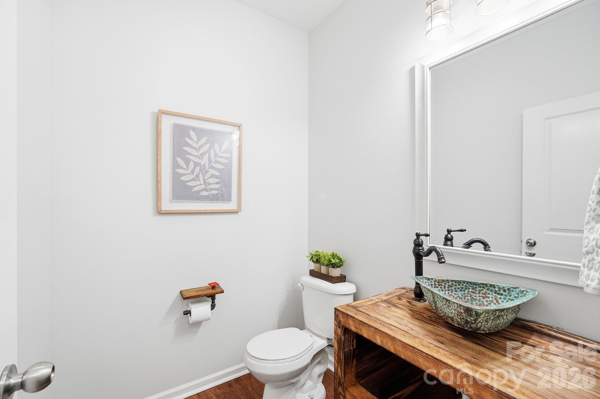 Powder room on 1st floor - 5409 Cotton Top Court, Waxhaw