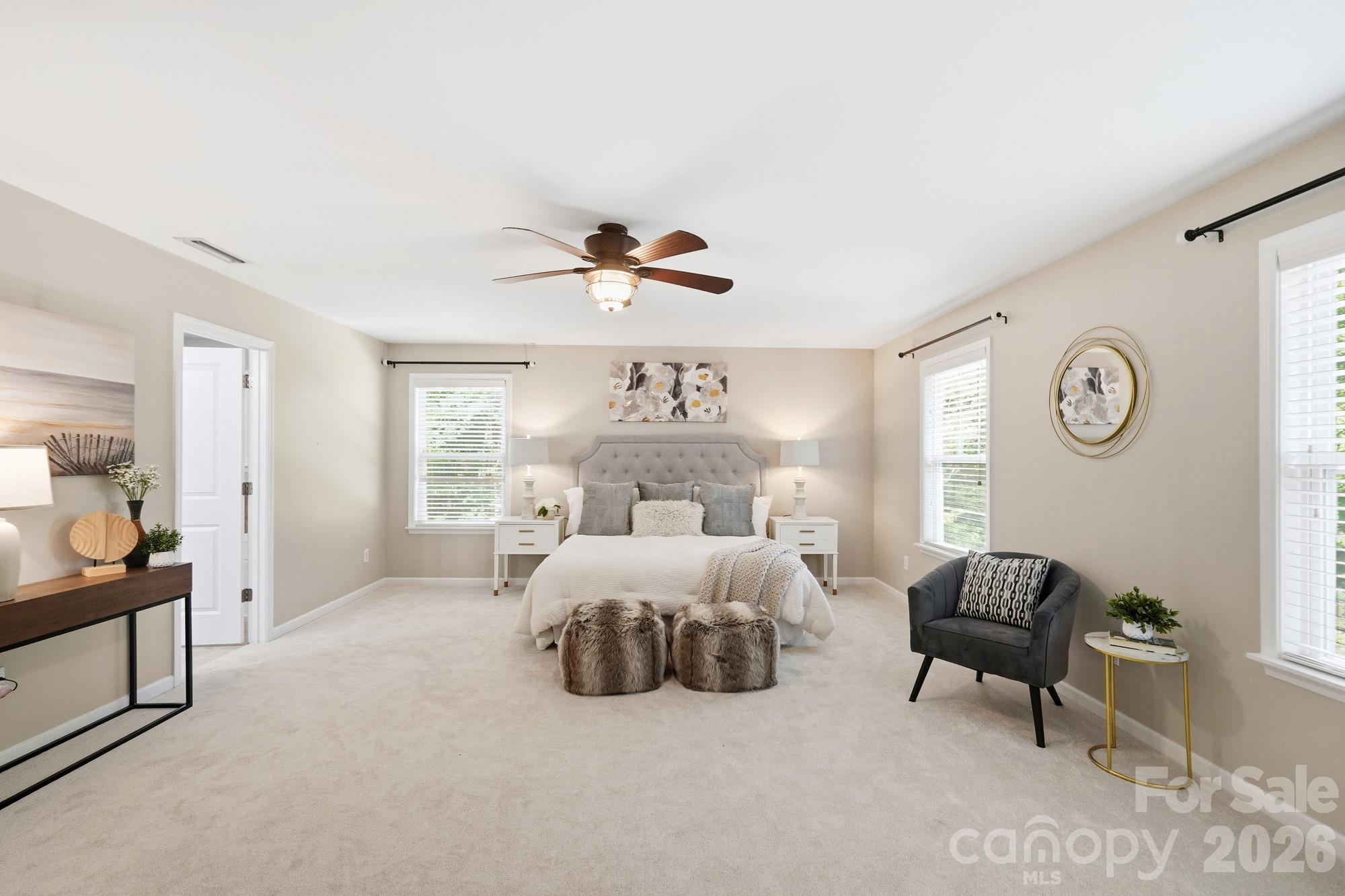 Grand primary bedroom - 5409 Cotton Top Court, Waxhaw