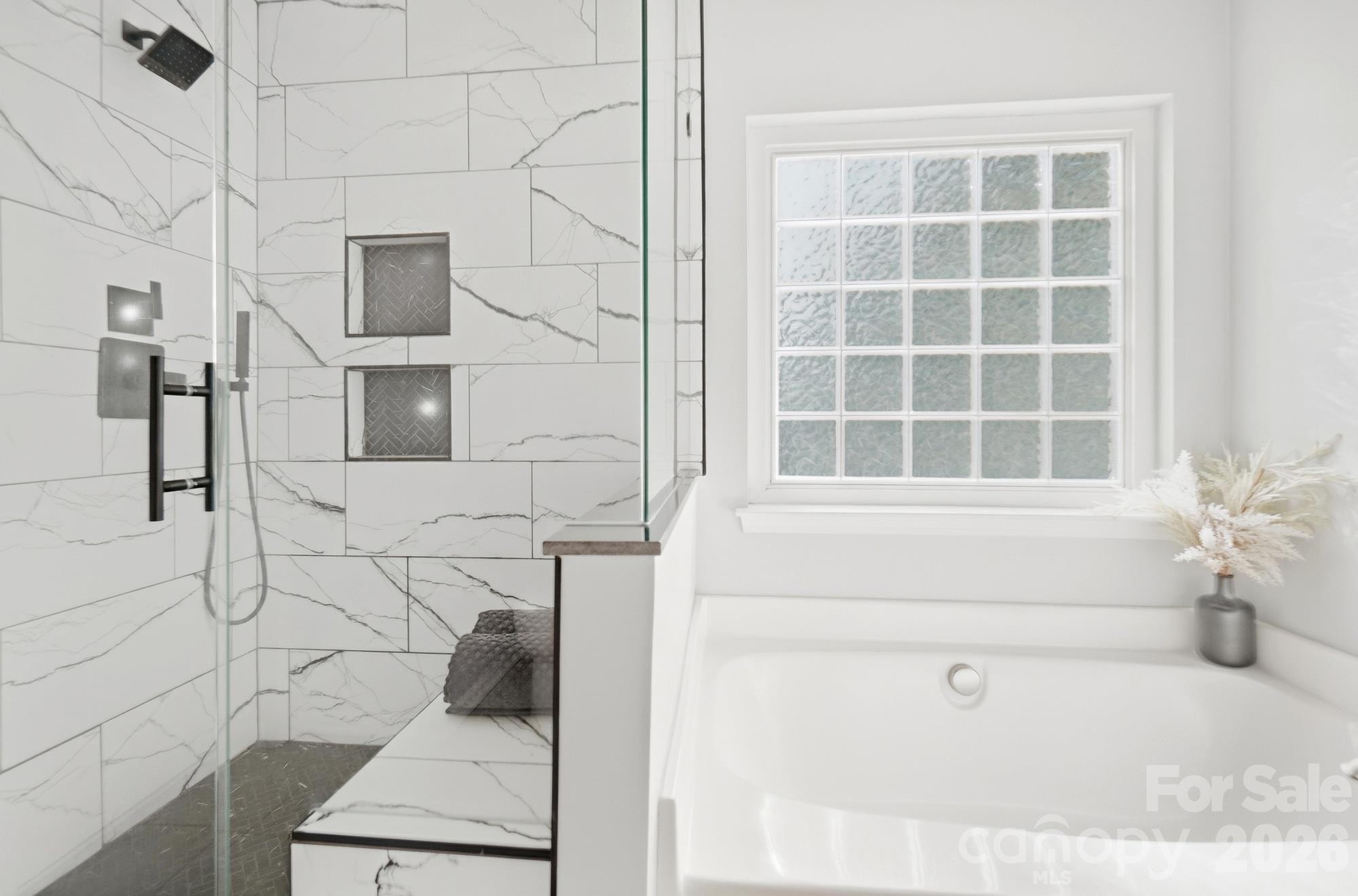 Shower and Garden Tub - 10329 Misty Moss Court, Mint Hill