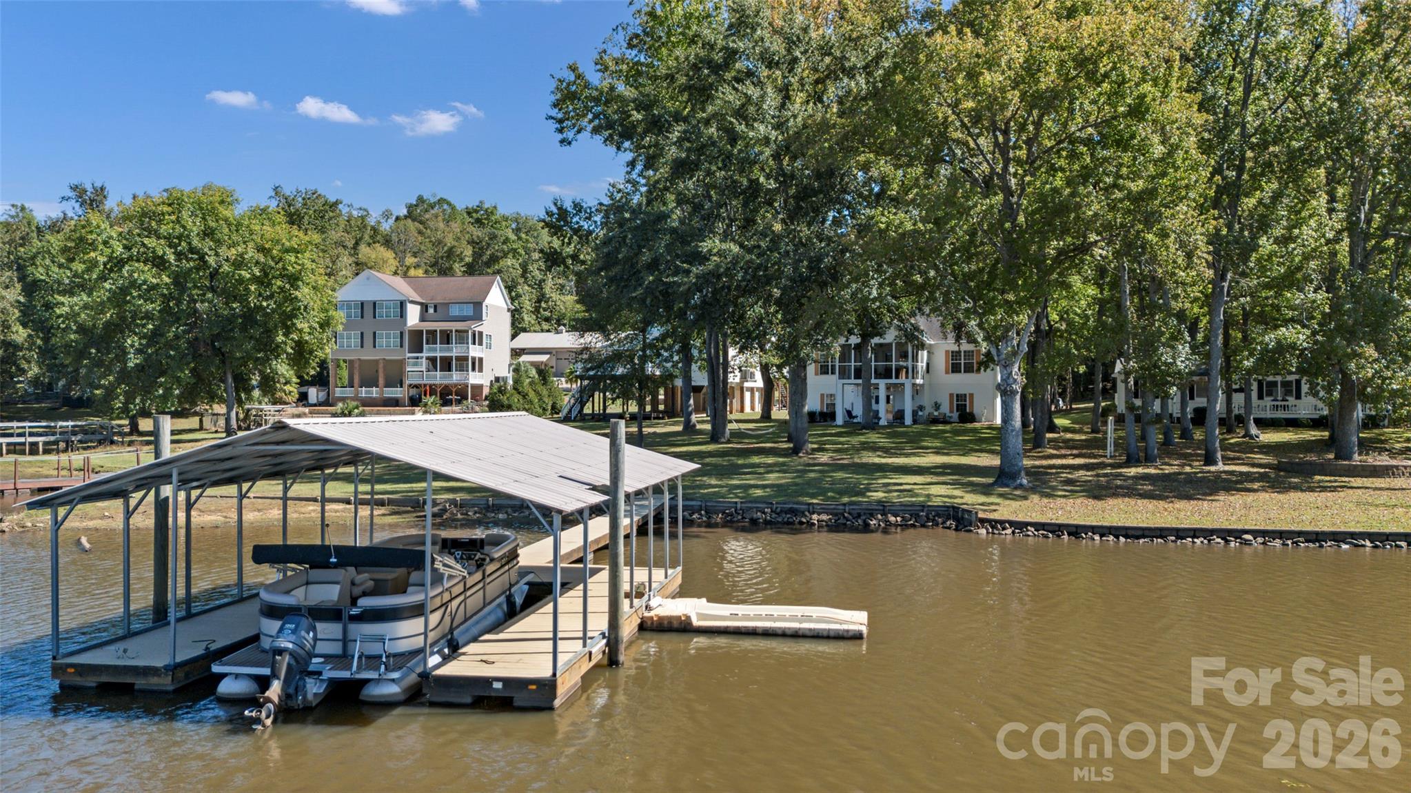 Dock and back of home - 1960 White Road, Camden
