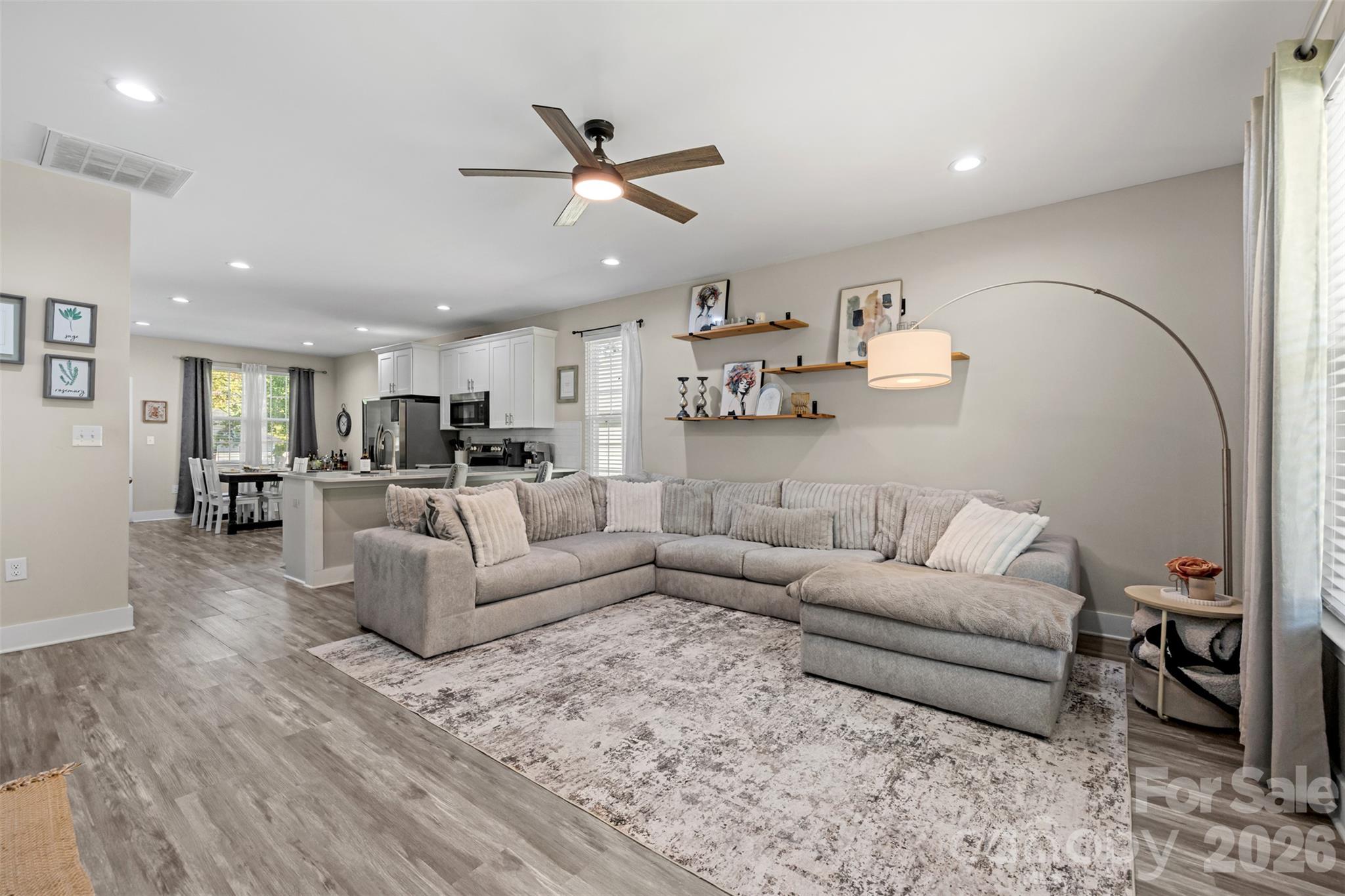 Open living area - 3425 Mable Hubbard Drive, Charlotte