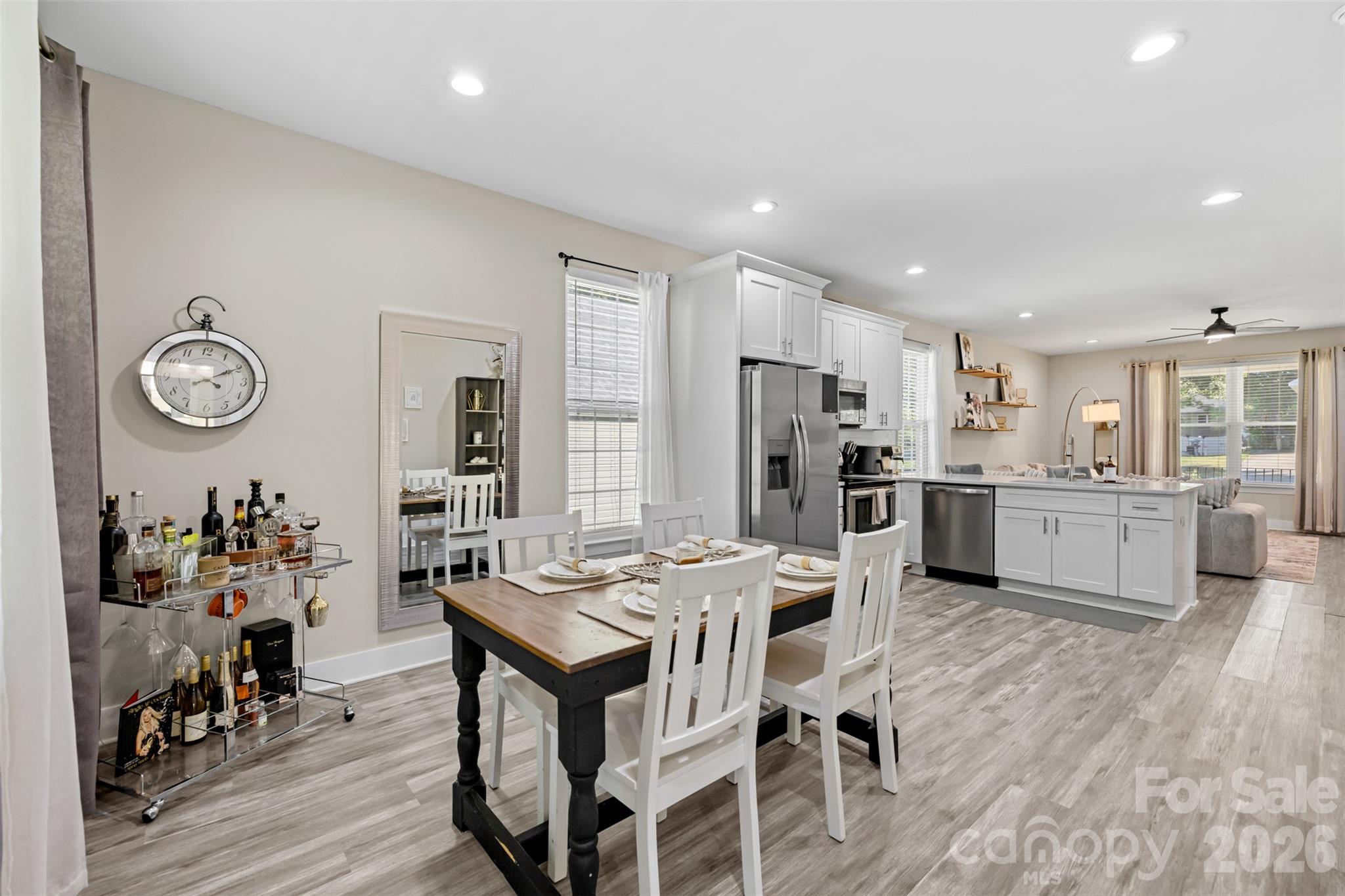 Dinning area - 3425 Mable Hubbard Drive, Charlotte
