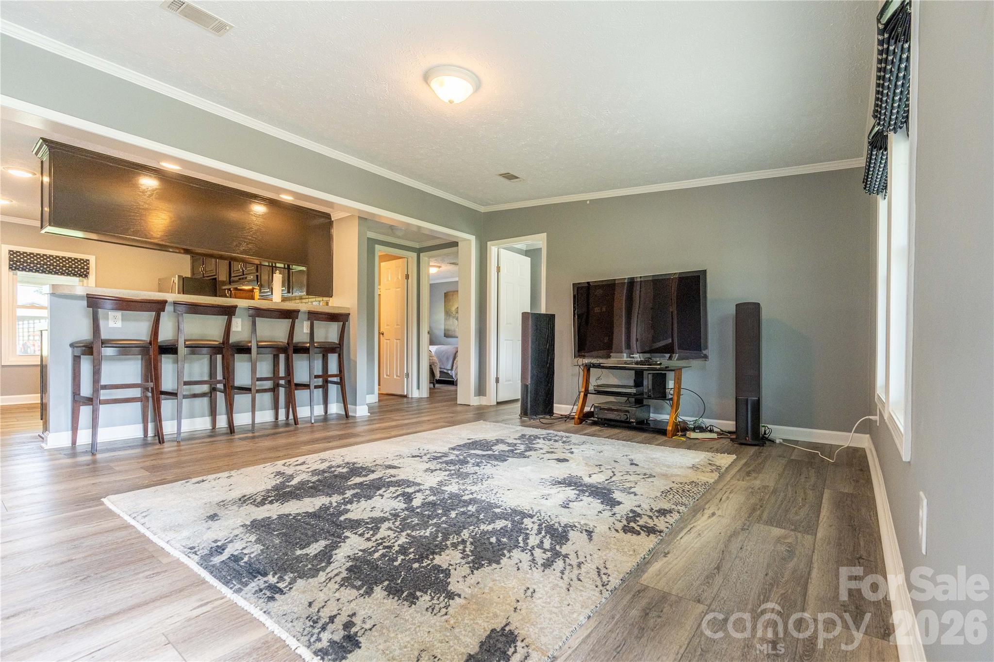 Cottage-Living Room - 520 Lewis Farm Road, Bessemer City