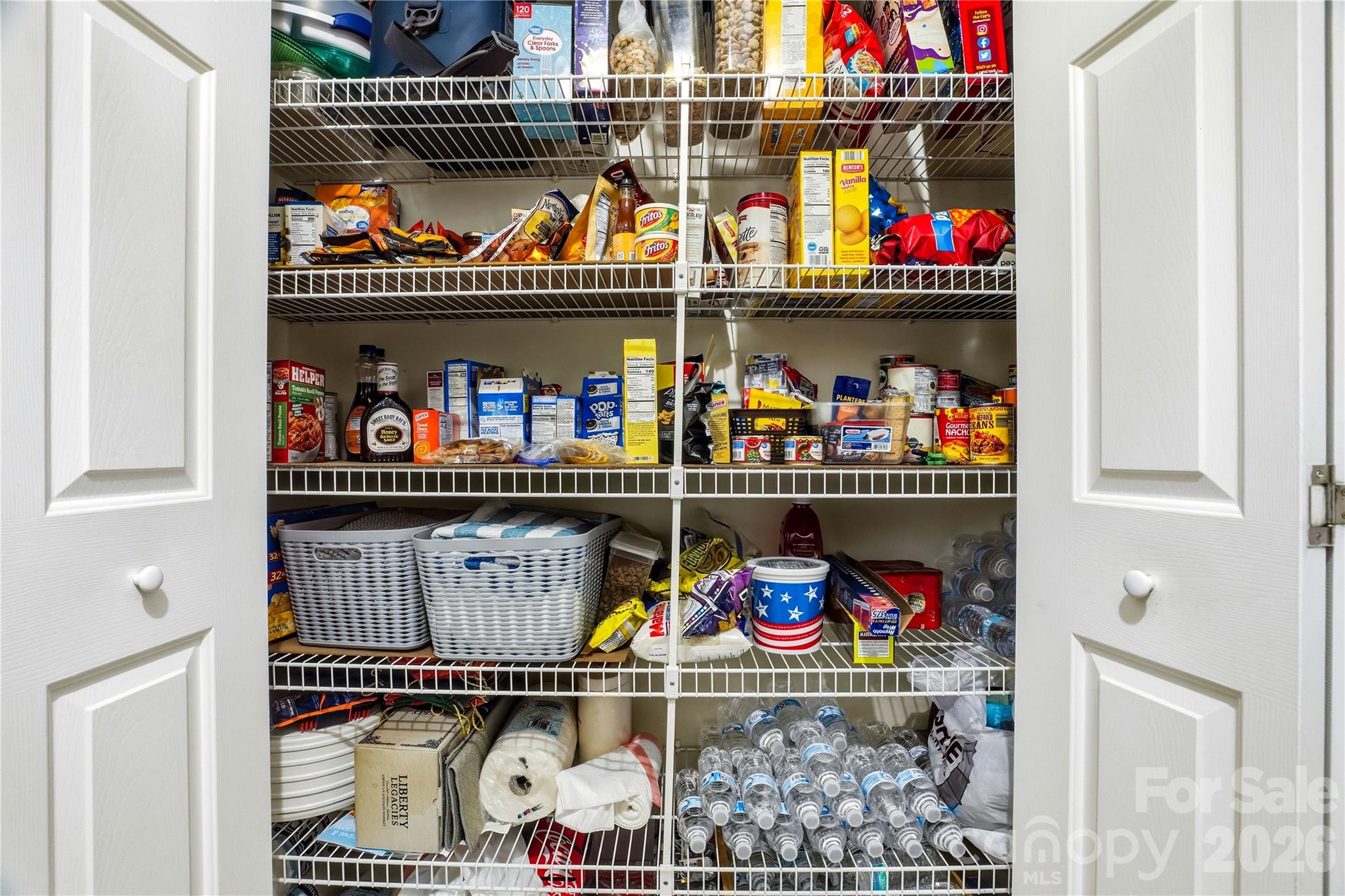Large pantry in the laundry room off the kitchen - 119 Shining Armor Court, Mooresville
