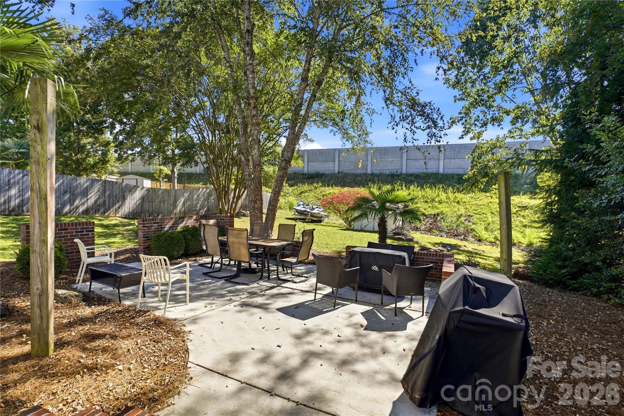 Quiet paved patio - 119 Shining Armor Court, Mooresville