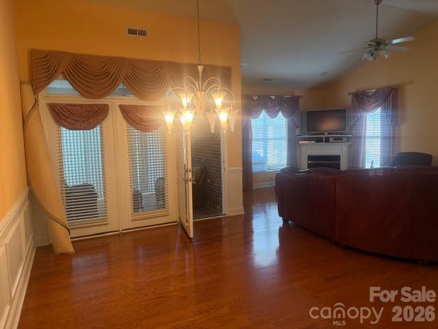 Dining Room Leading to Sunroom - 3511 Winter View Court, Charlotte