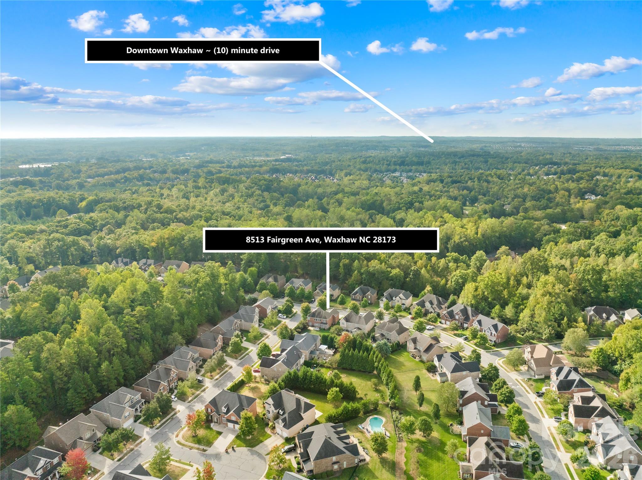 Single Family Residence at 8513 Fairgreen Avenue, Waxhaw, photo 44 of 44