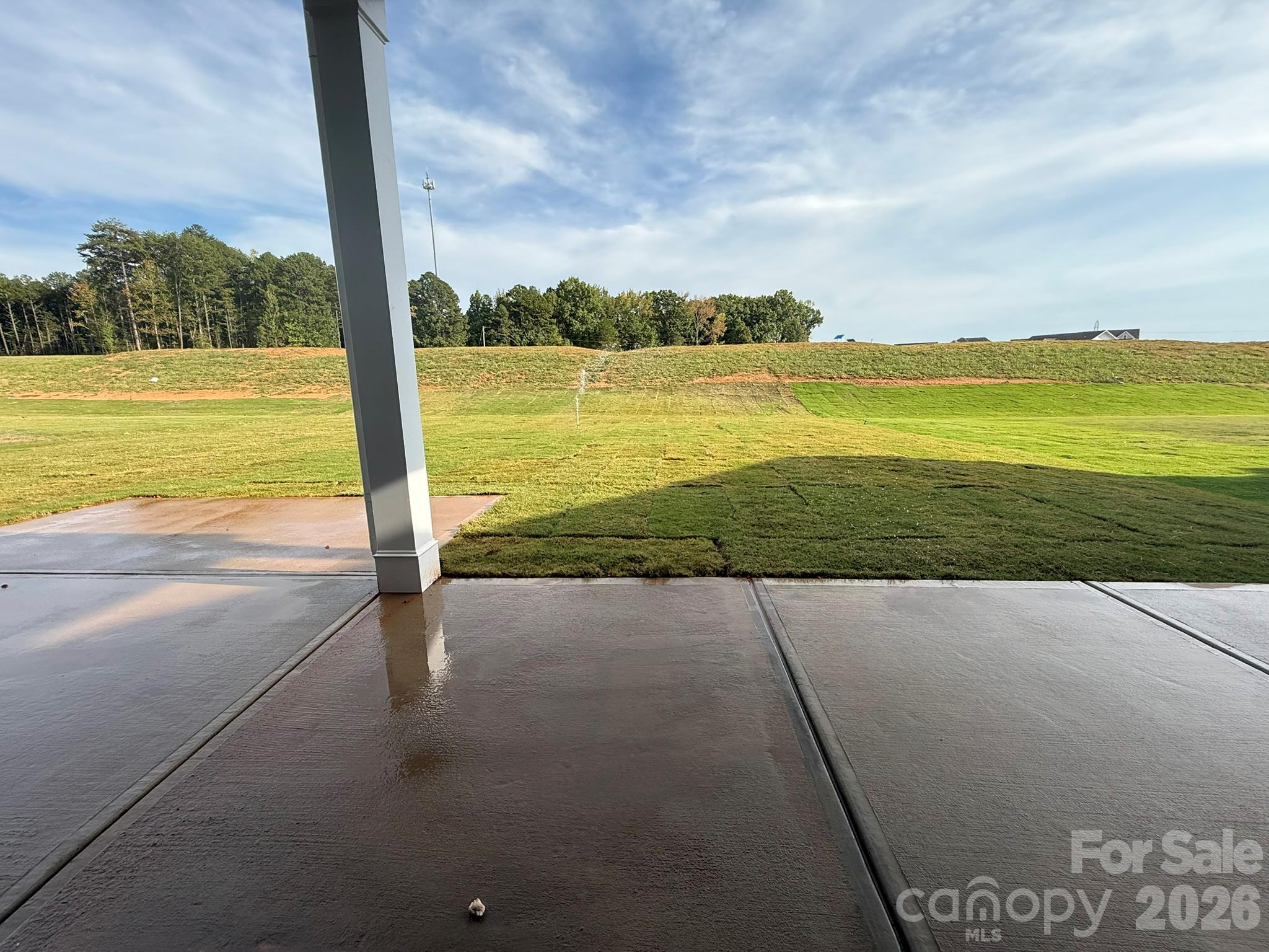 Covered porch and patio - 4487 Blue Mound Court, Stanley