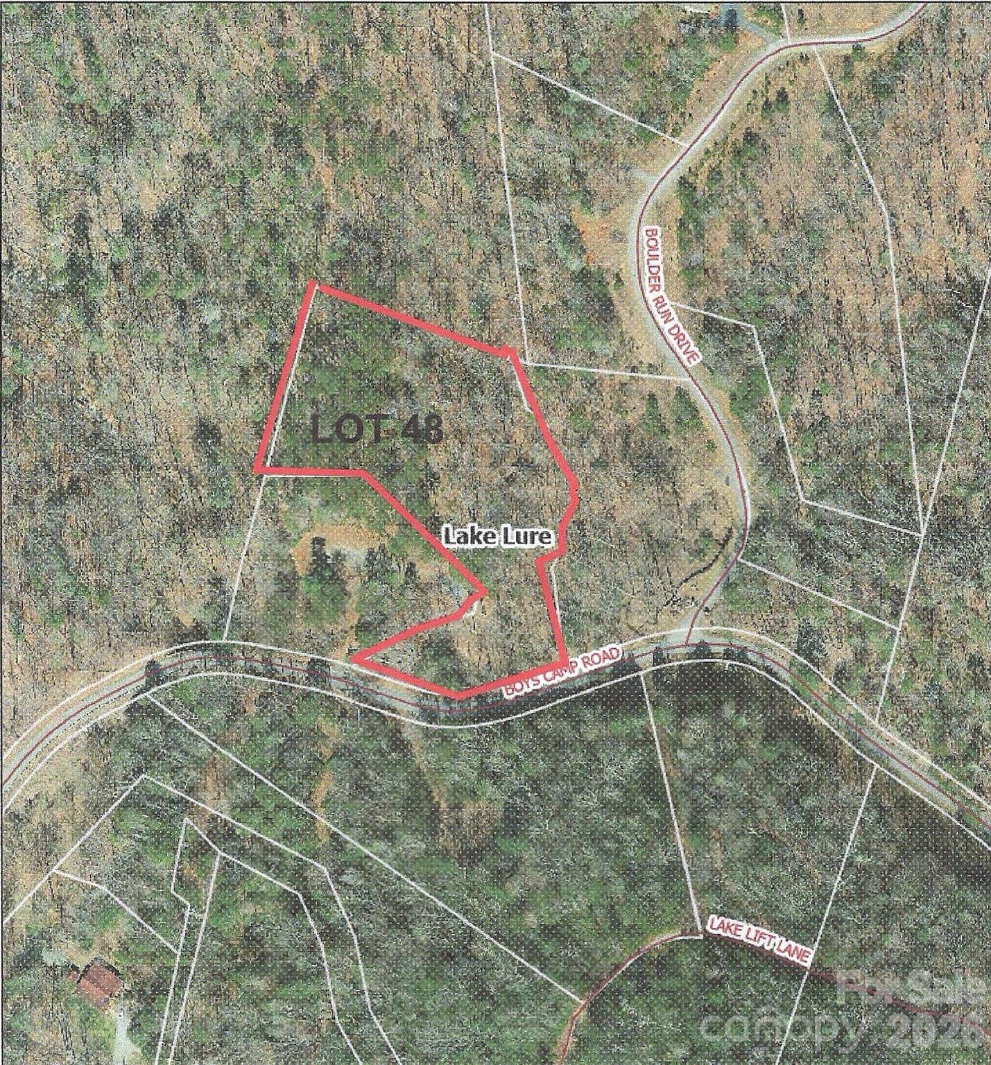 Aerial View - 711 Boys Camp Road, Lake Lure