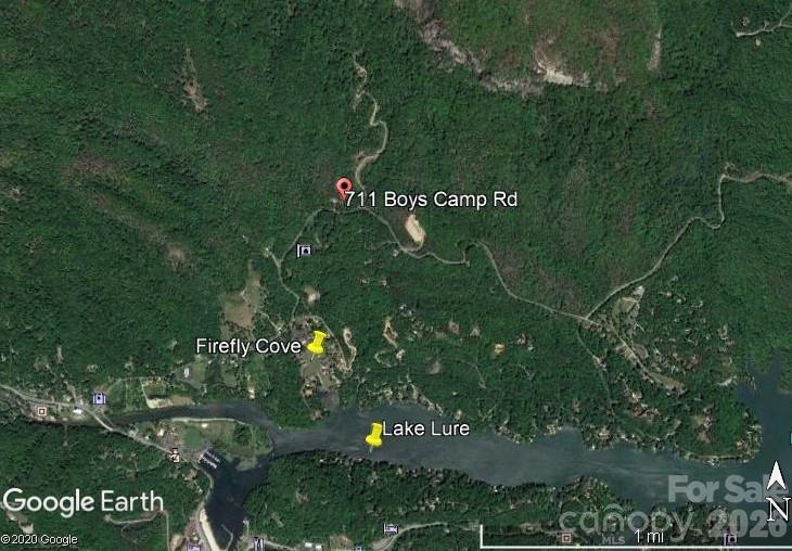 Aerial view - 711 Boys Camp Road, Lake Lure