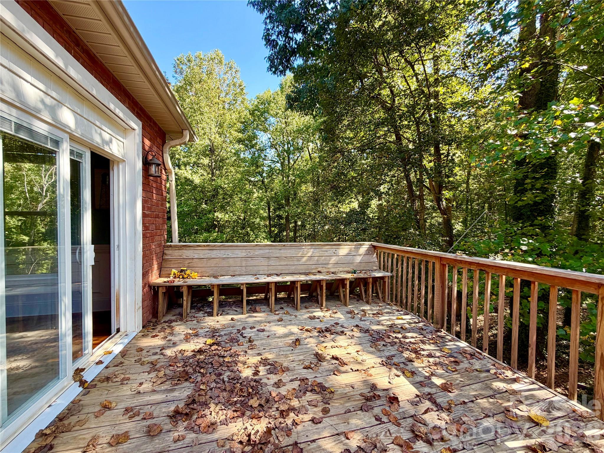 deck off breakfast nook - 129 Big Oak Lane, Statesville