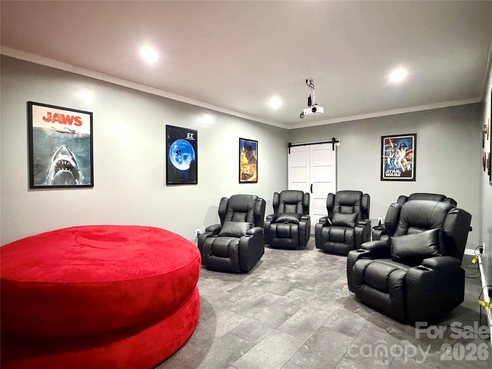 media room - 129 Big Oak Lane, Statesville