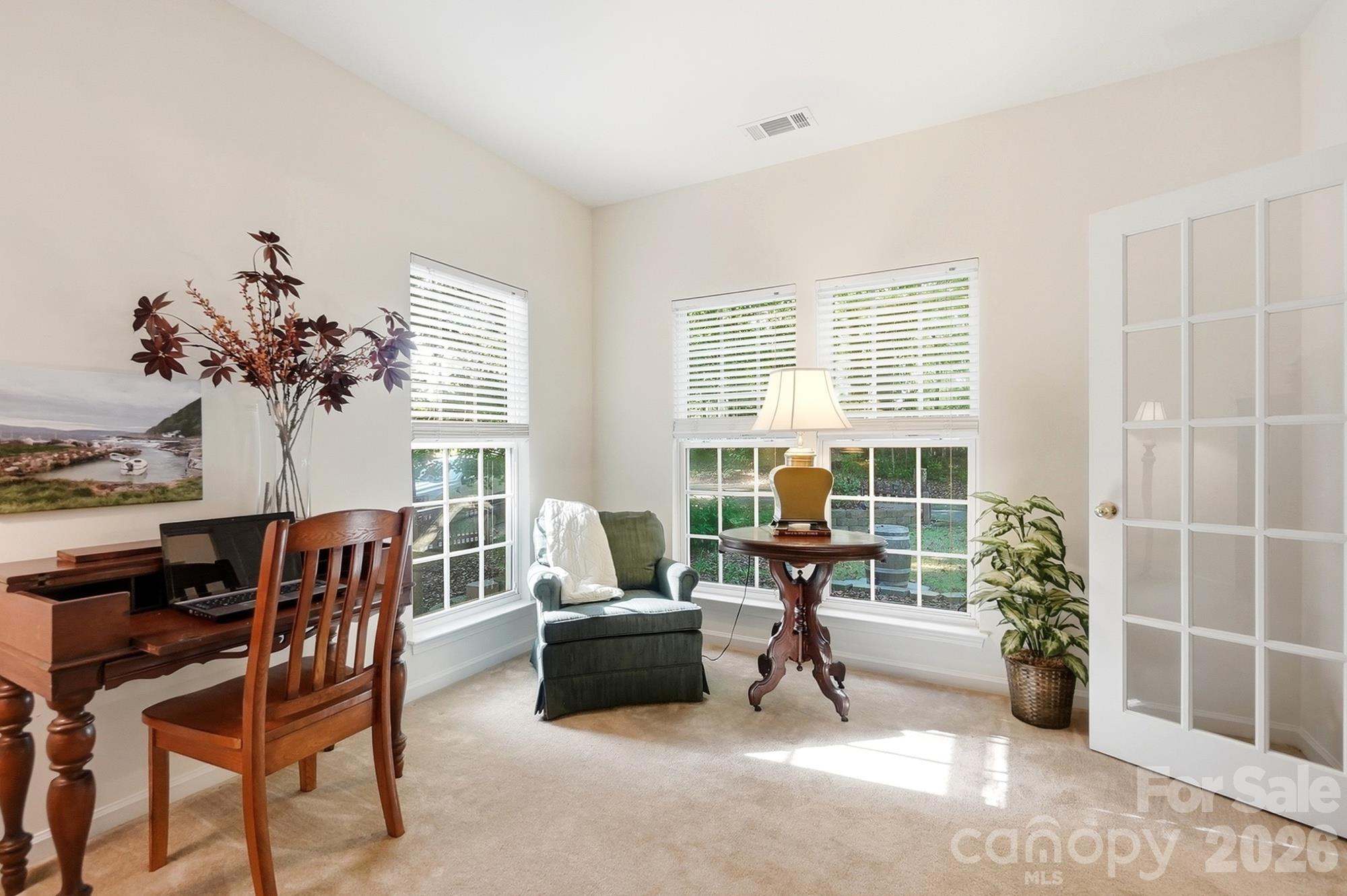 Living room or great office space - 2100 Pineapple Court, Matthews