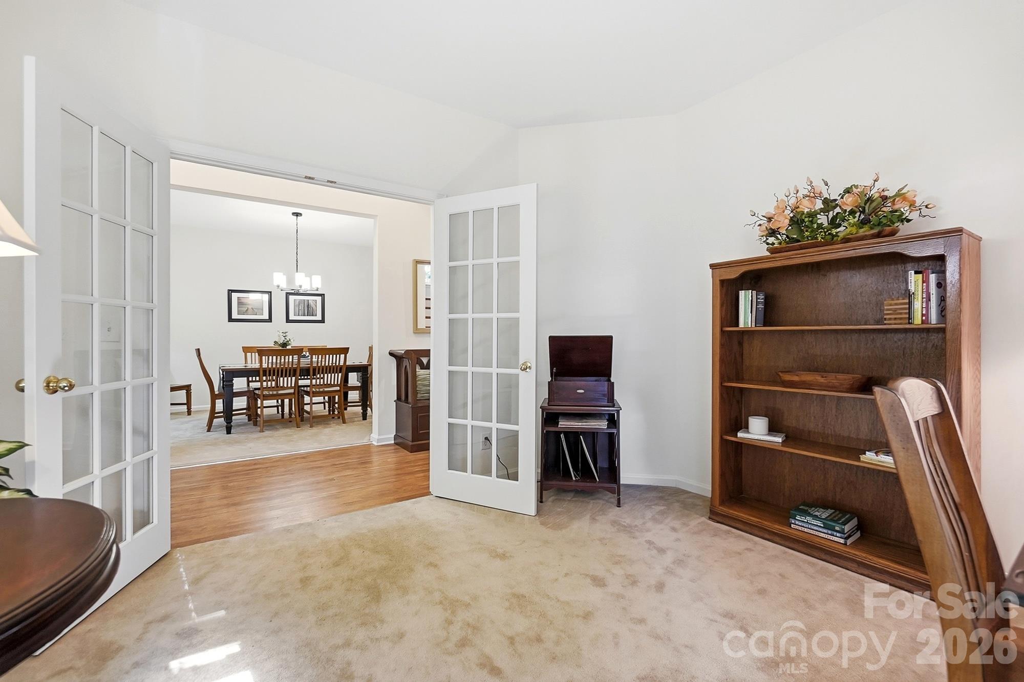 French doors - 2100 Pineapple Court, Matthews