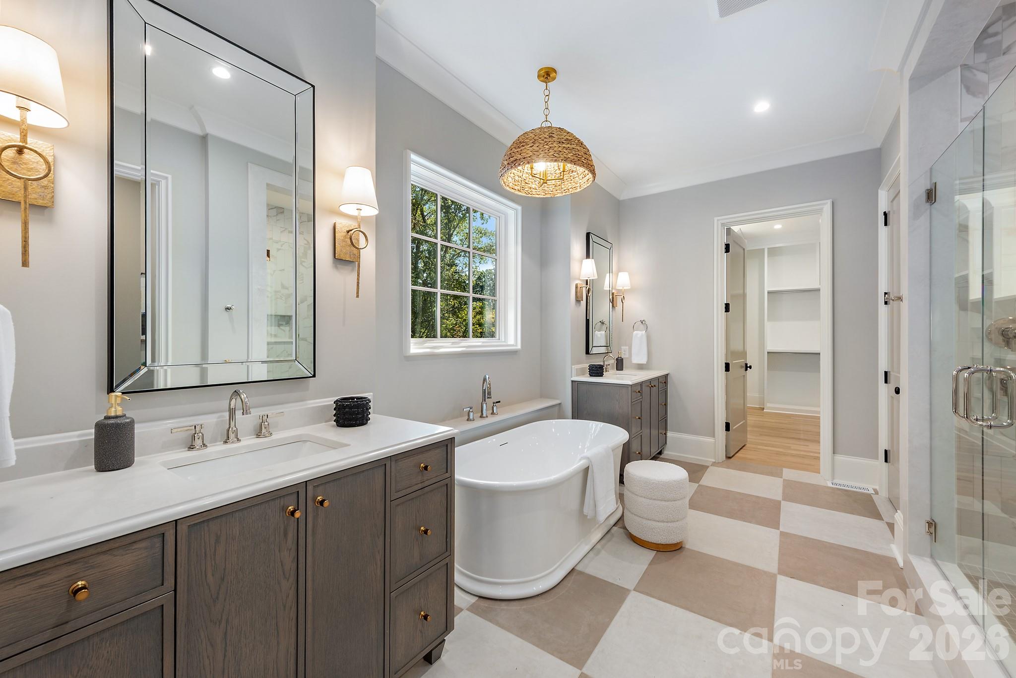 Main level primary suite. - 133 Wonderwood Drive, Charlotte