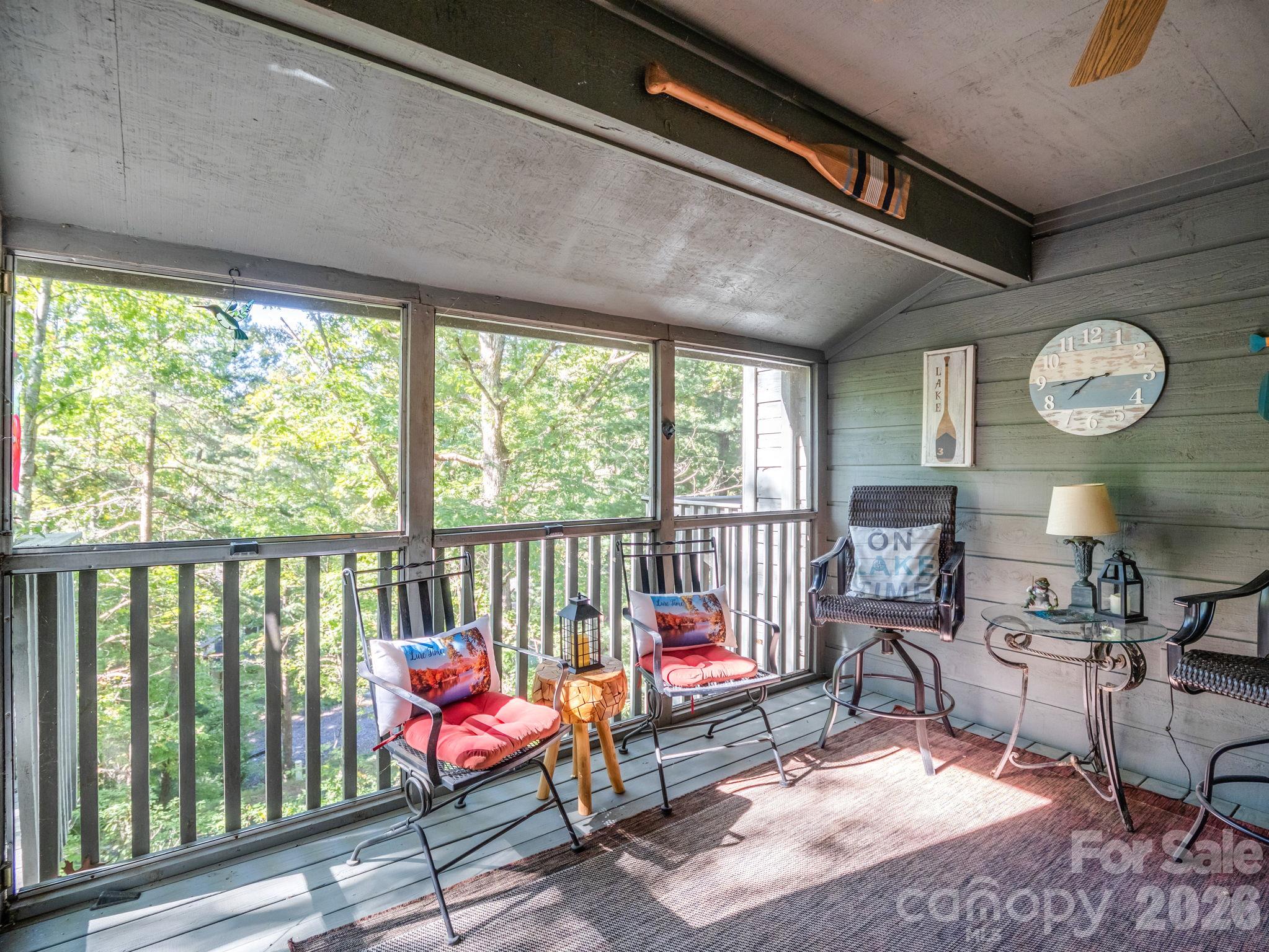 Screened Porch - 121 Quail Run Court, Lake Lure