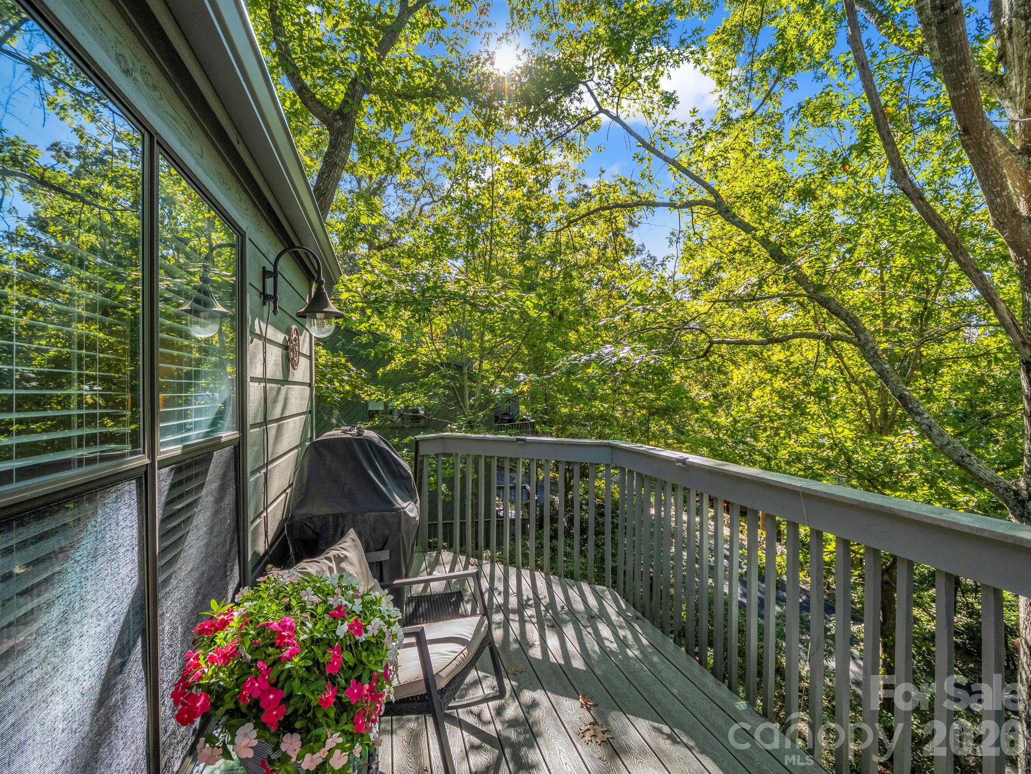Back Deck BBQ - 121 Quail Run Court, Lake Lure