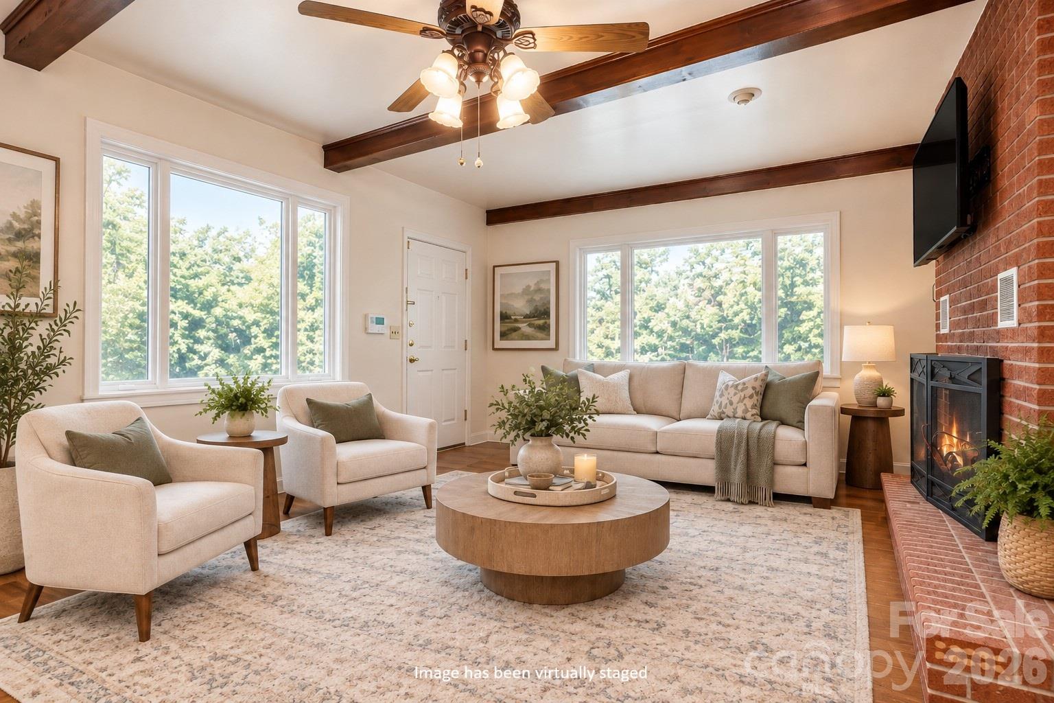 Family Room - Virtually Staged - 84 Portcrest Heights, Marion