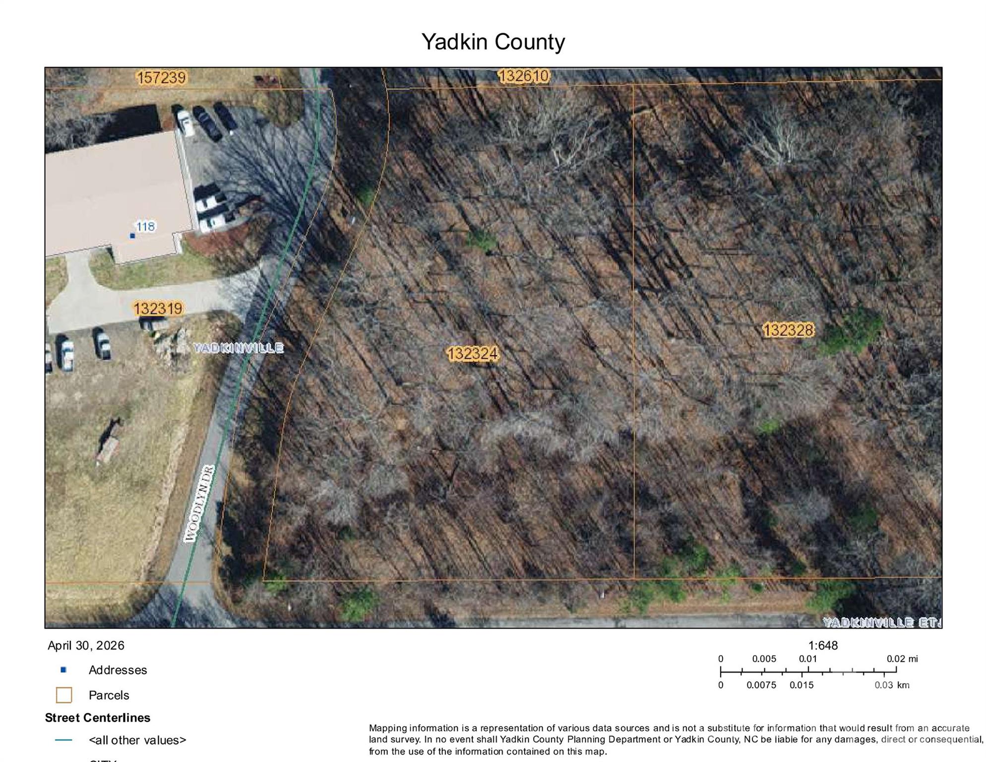 Lot at 0 Woodlyn Drive, Yadkinville