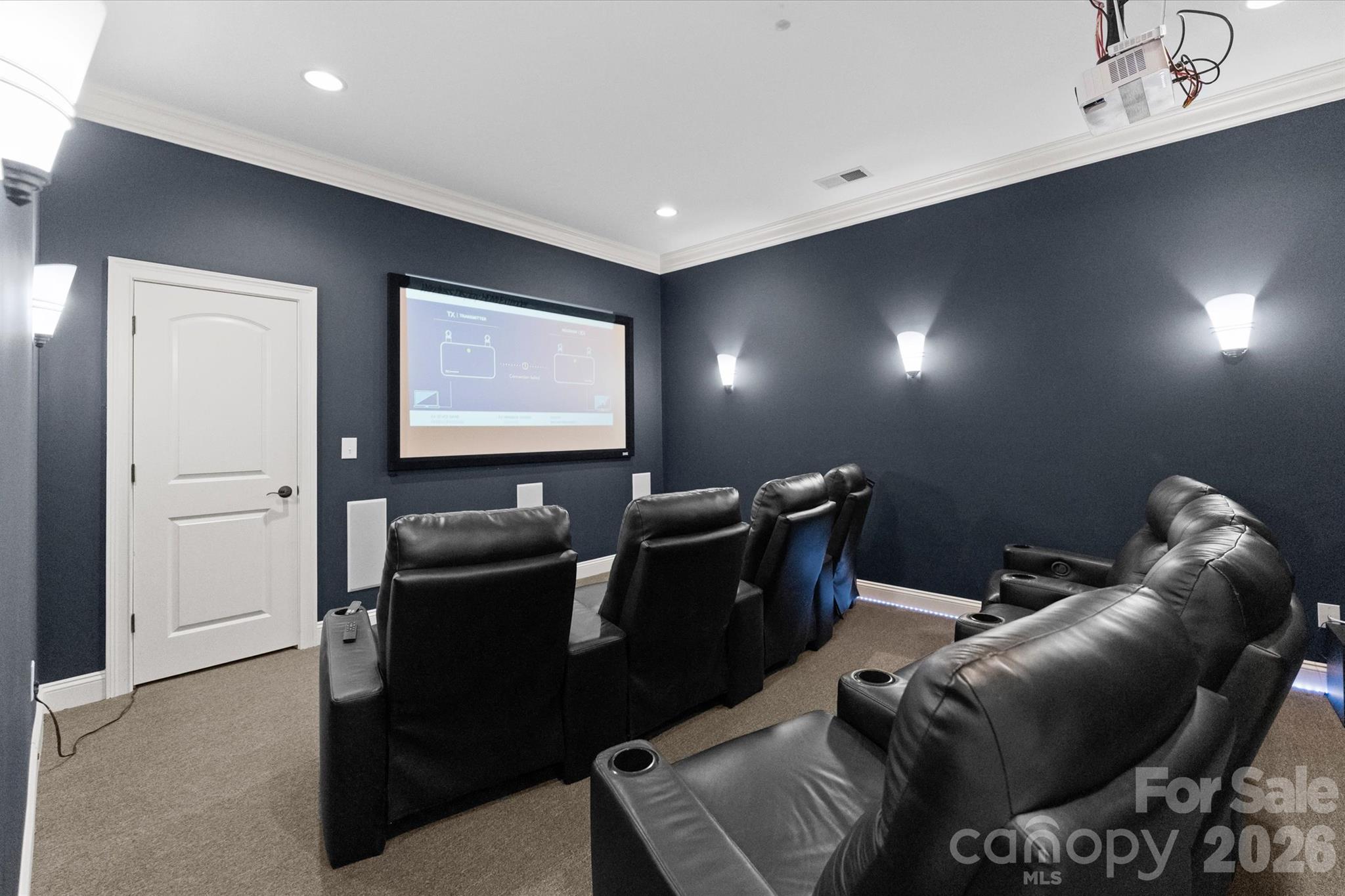 Home Theater - 4552 Sawgrass Court, Denver