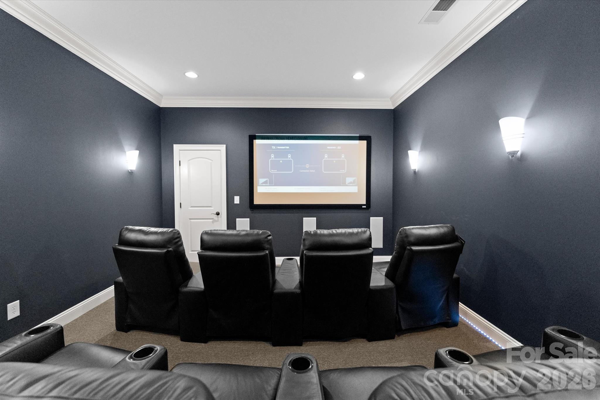 Home Theater - 4552 Sawgrass Court, Denver