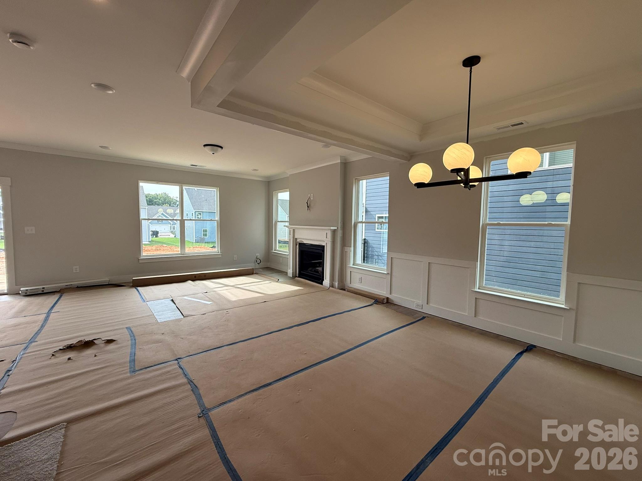 Dining Area and Family Room - 2223 Caravan Lane, Stanley