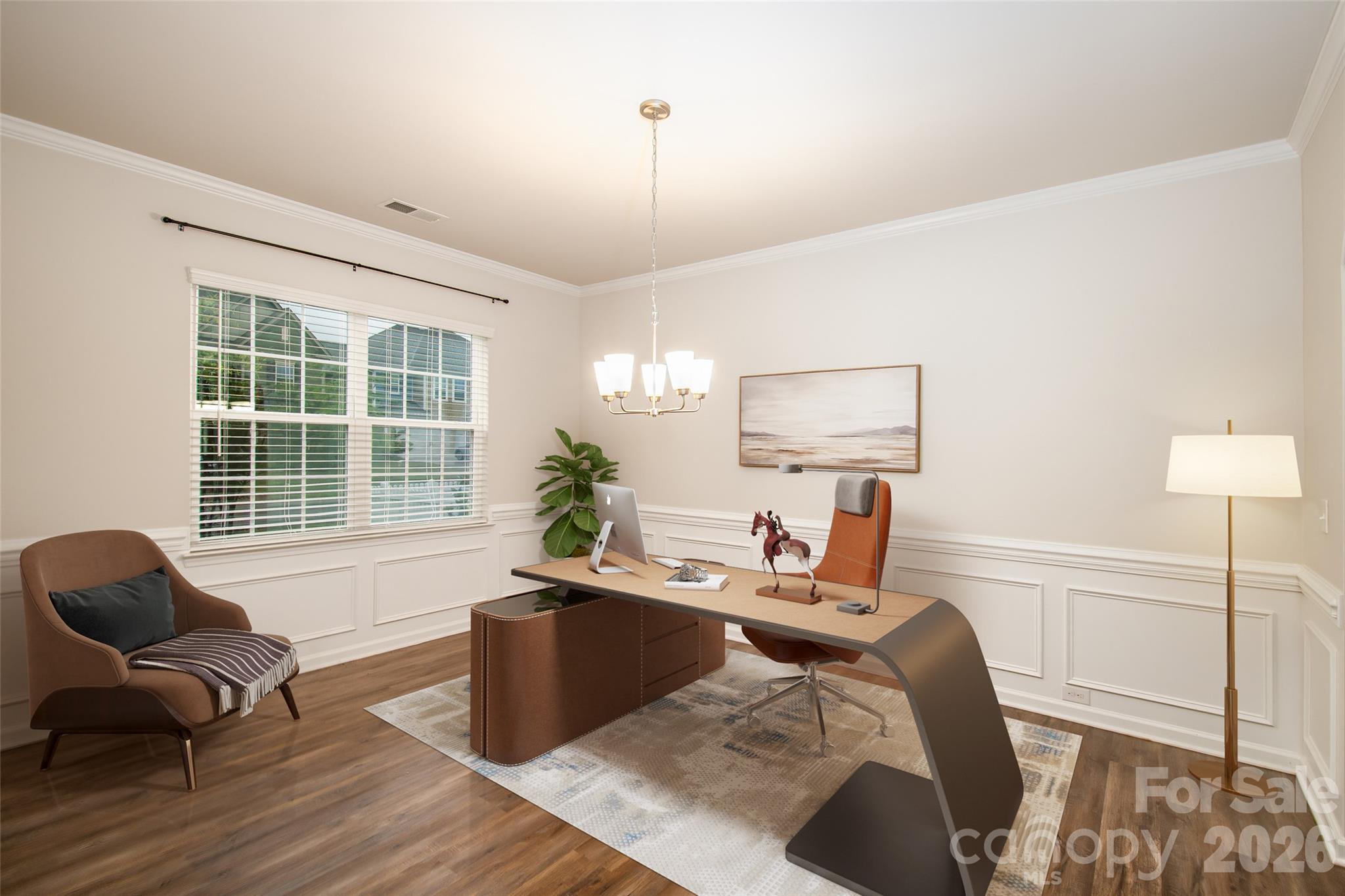 Virtually Staged As An Office - 150 W Morehouse Avenue, Mooresville