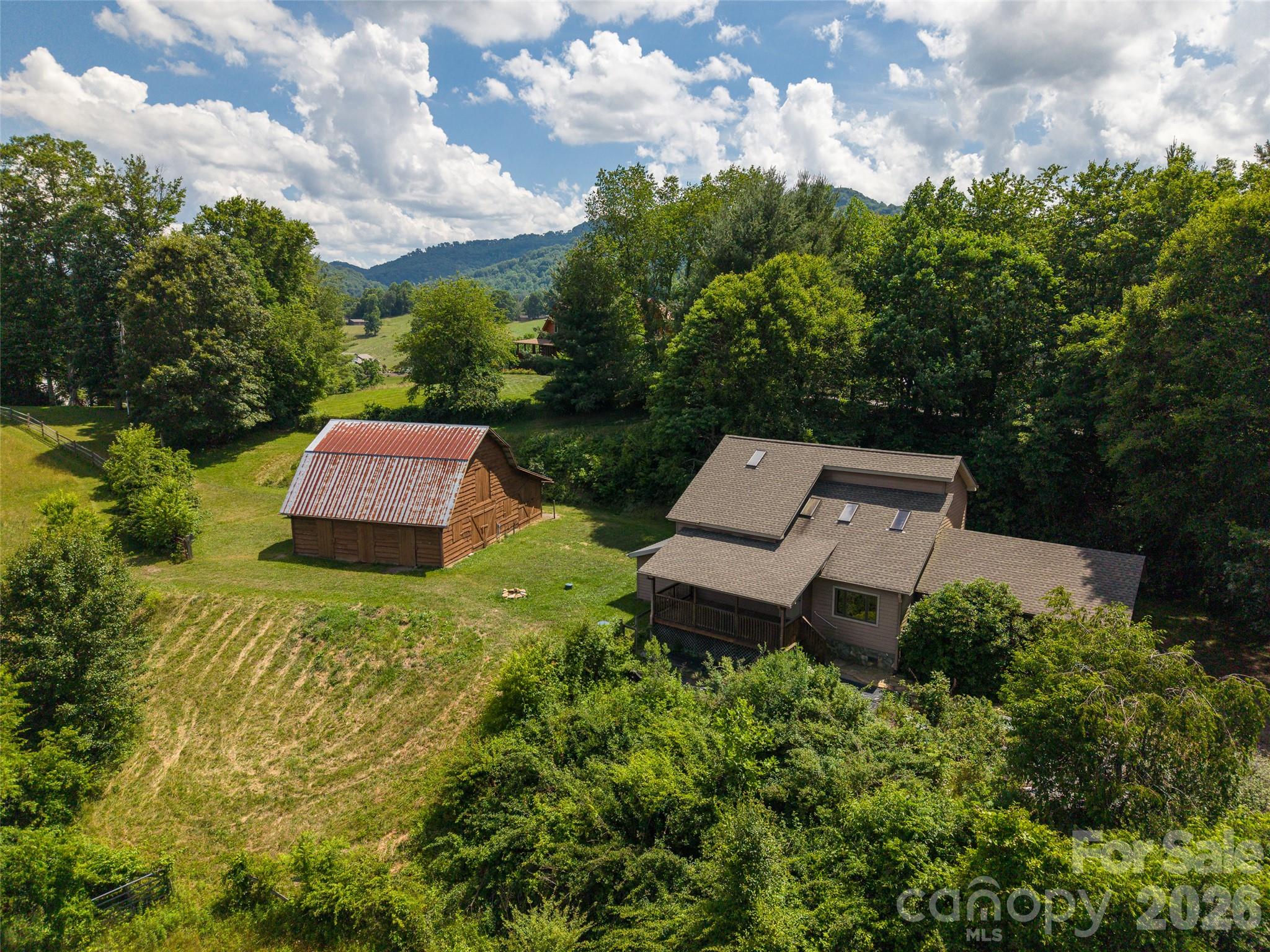 3rd house with 3rd barn. - 316 Stevenson Cove Road, Waynesville