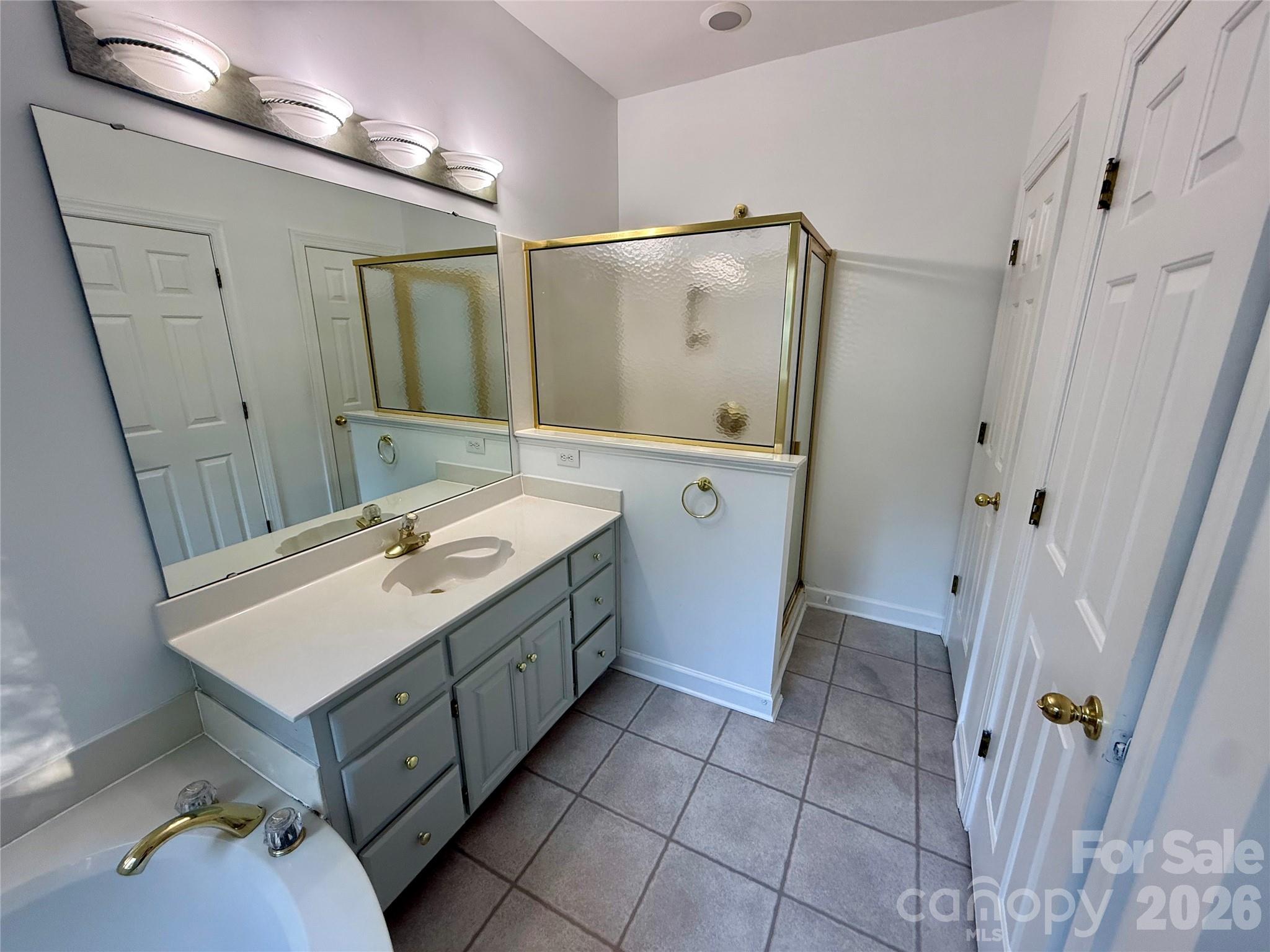 Downstairs Master Bathroom - 1503 Copperplate Road, Charlotte