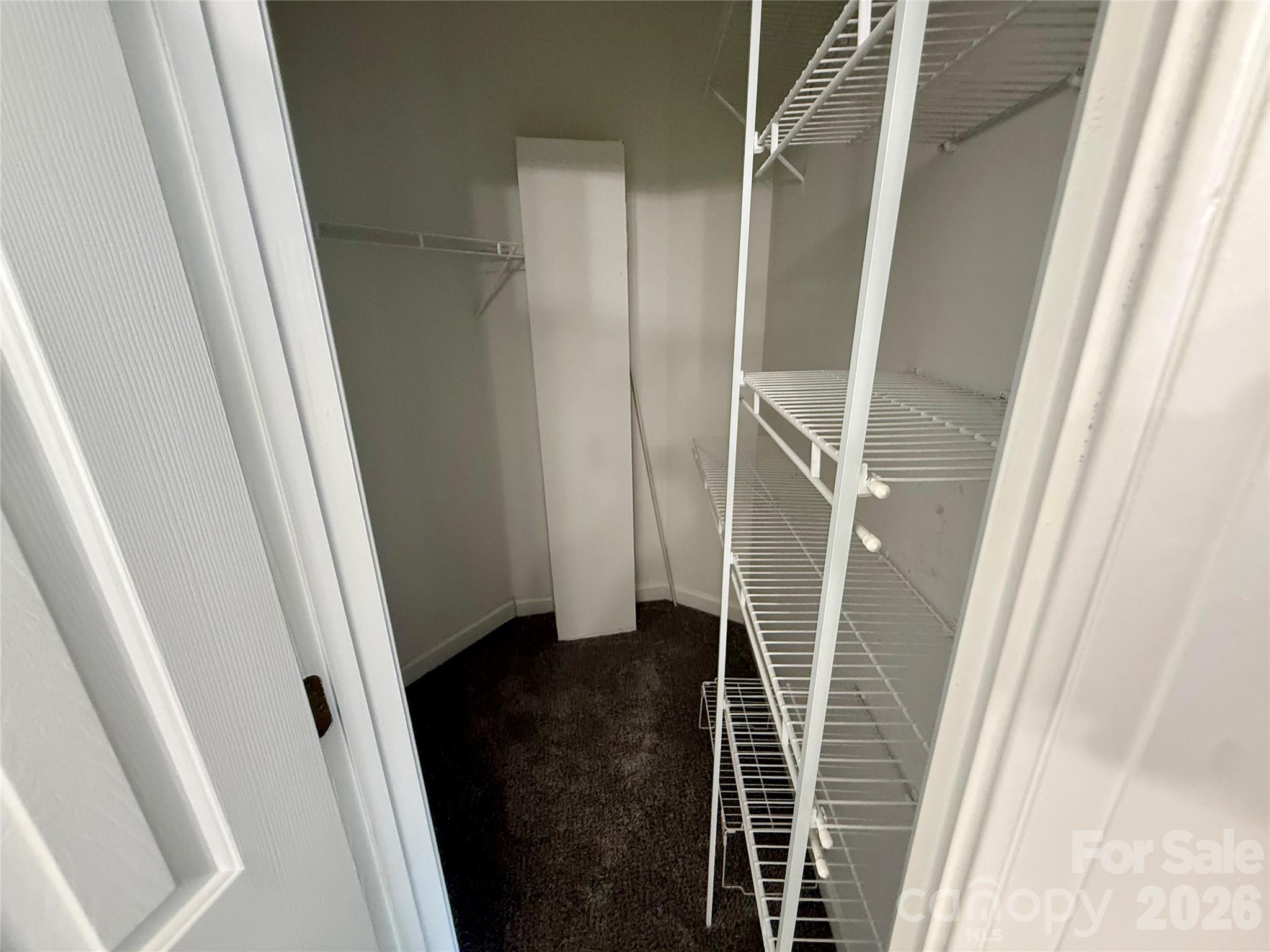 Downstairs Master Bathroom Closet - 1503 Copperplate Road, Charlotte