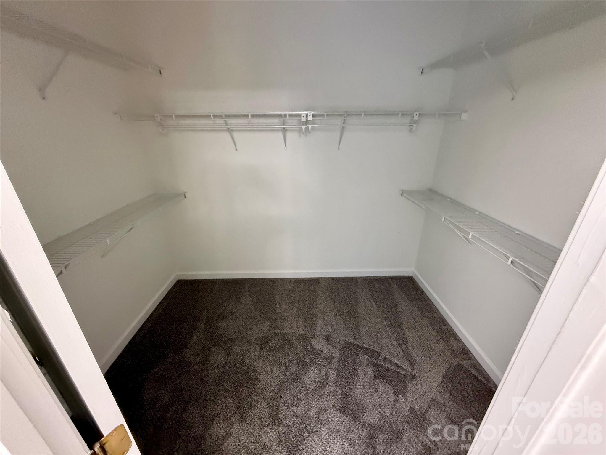 Upstairs Master Bathroom Closet - 1503 Copperplate Road, Charlotte