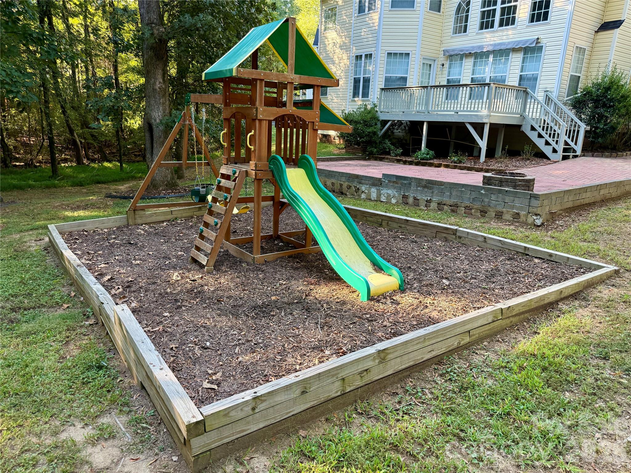 Backyard Playground - 1503 Copperplate Road, Charlotte