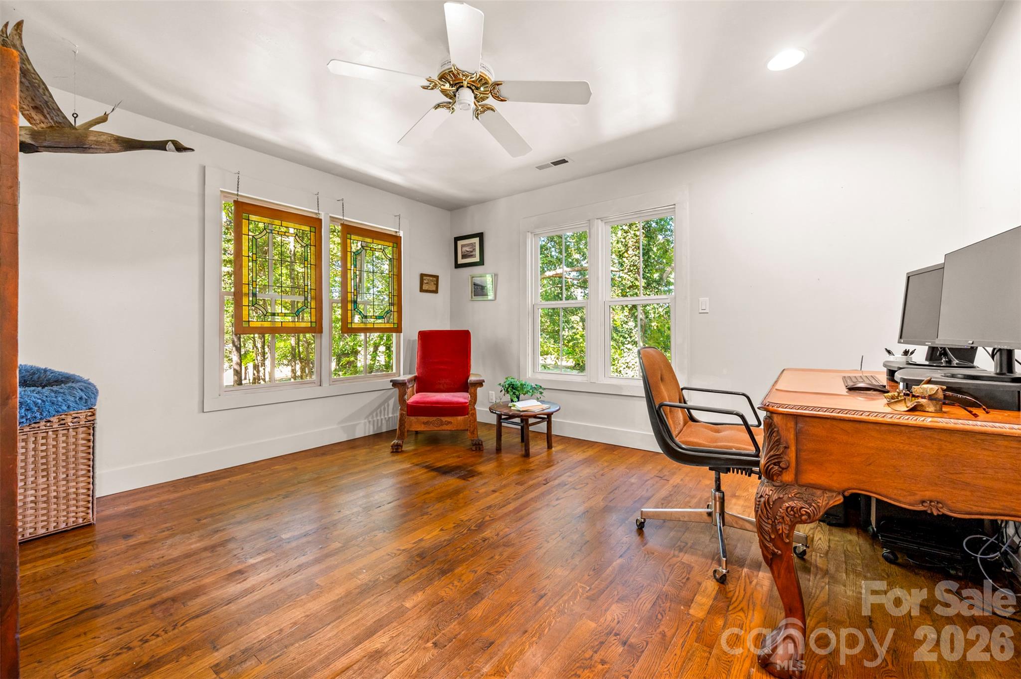 Office with 15-light entry door - 600 John Weaver Road, Columbus